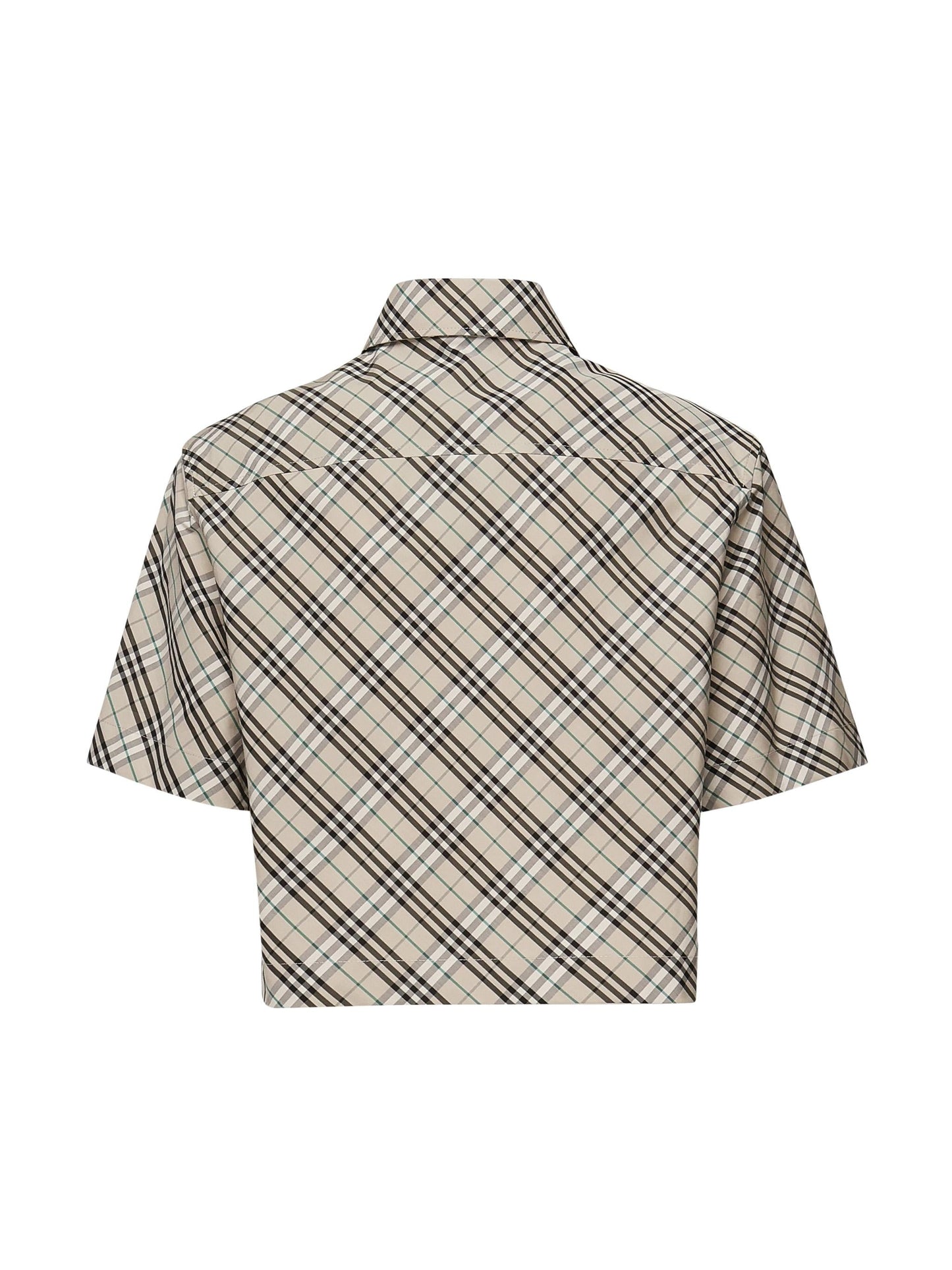 Camicia cropped Check