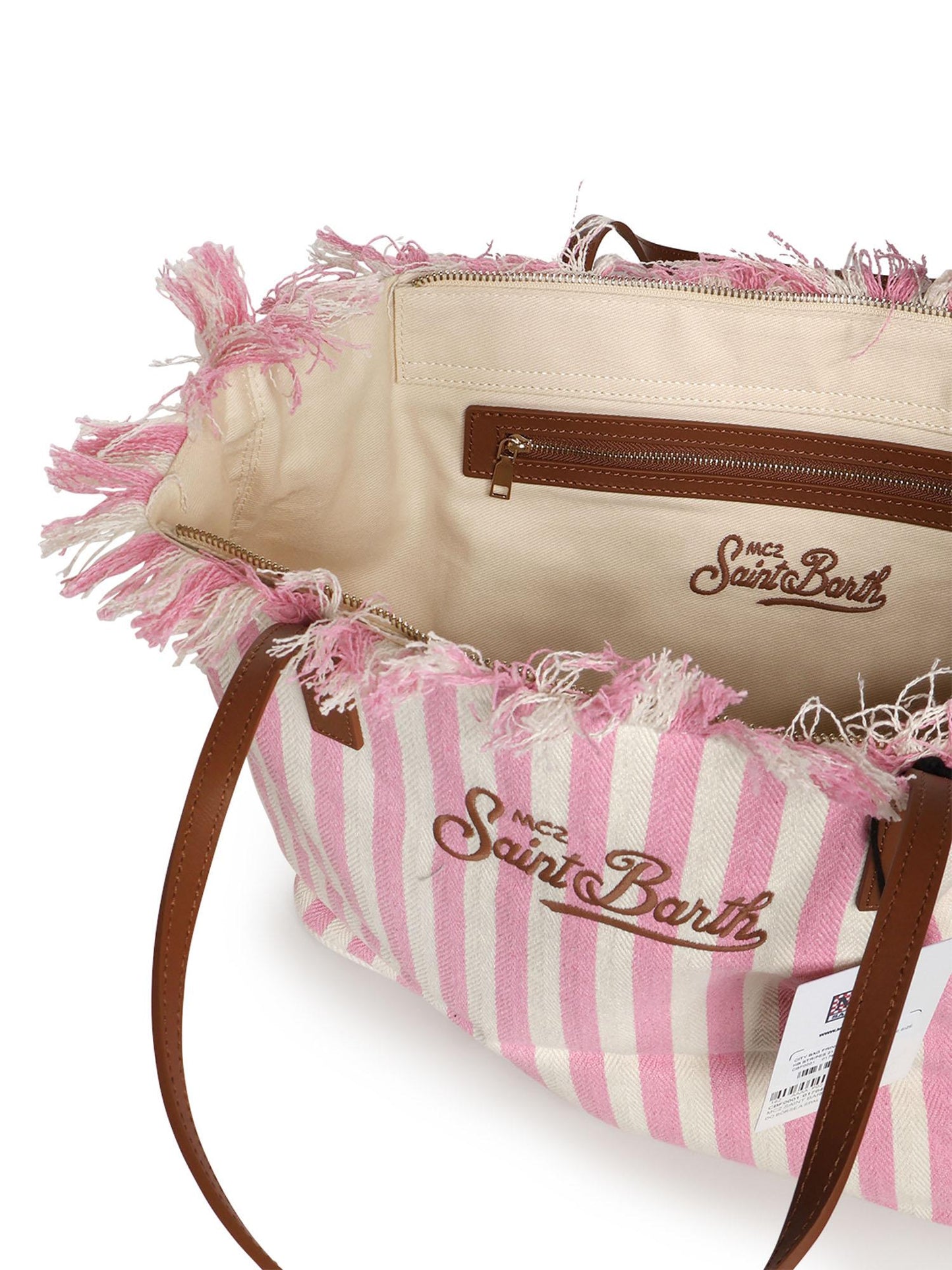 Borsa City in canvas a righe