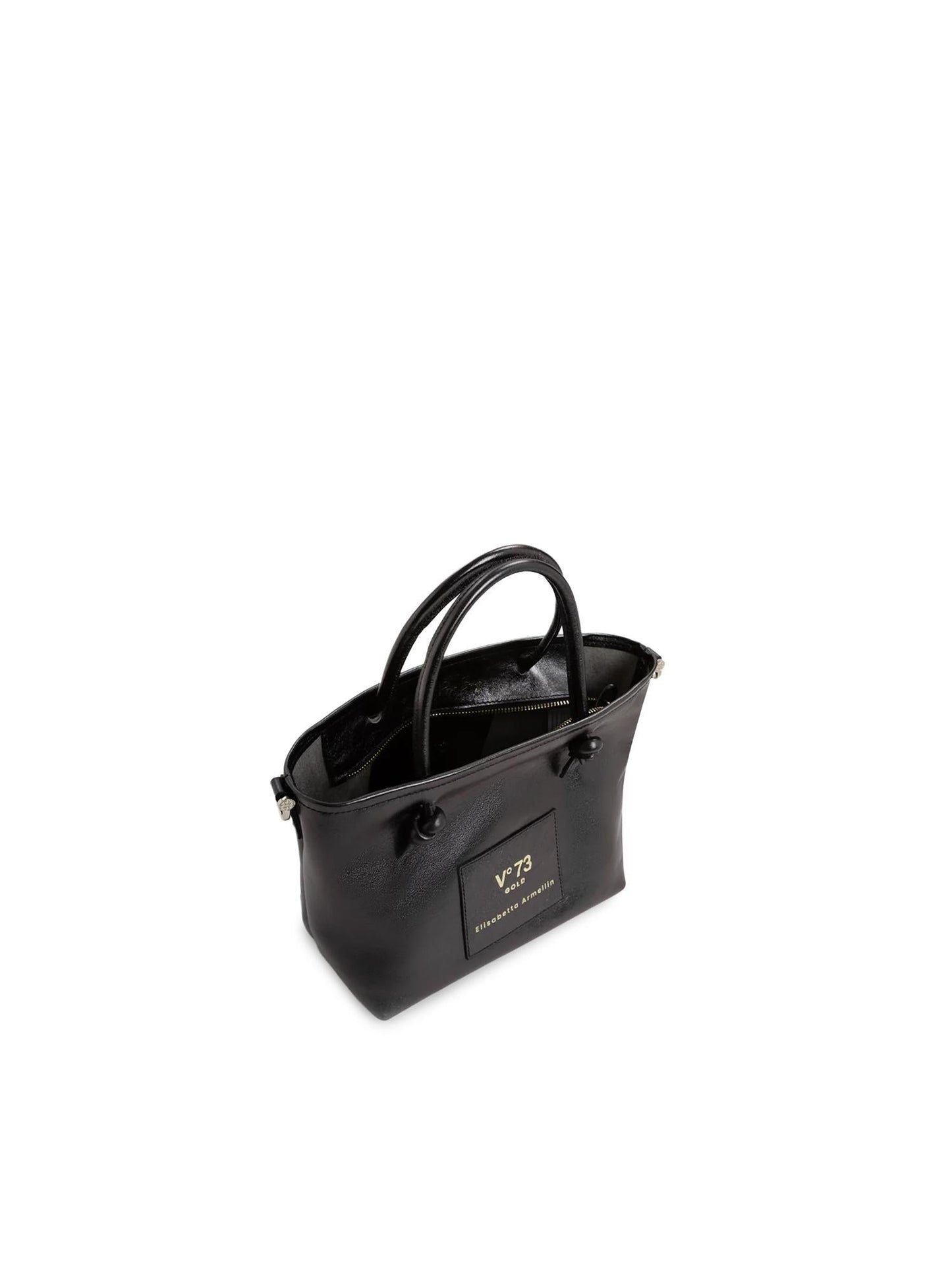 Mini bag in pelle con logo