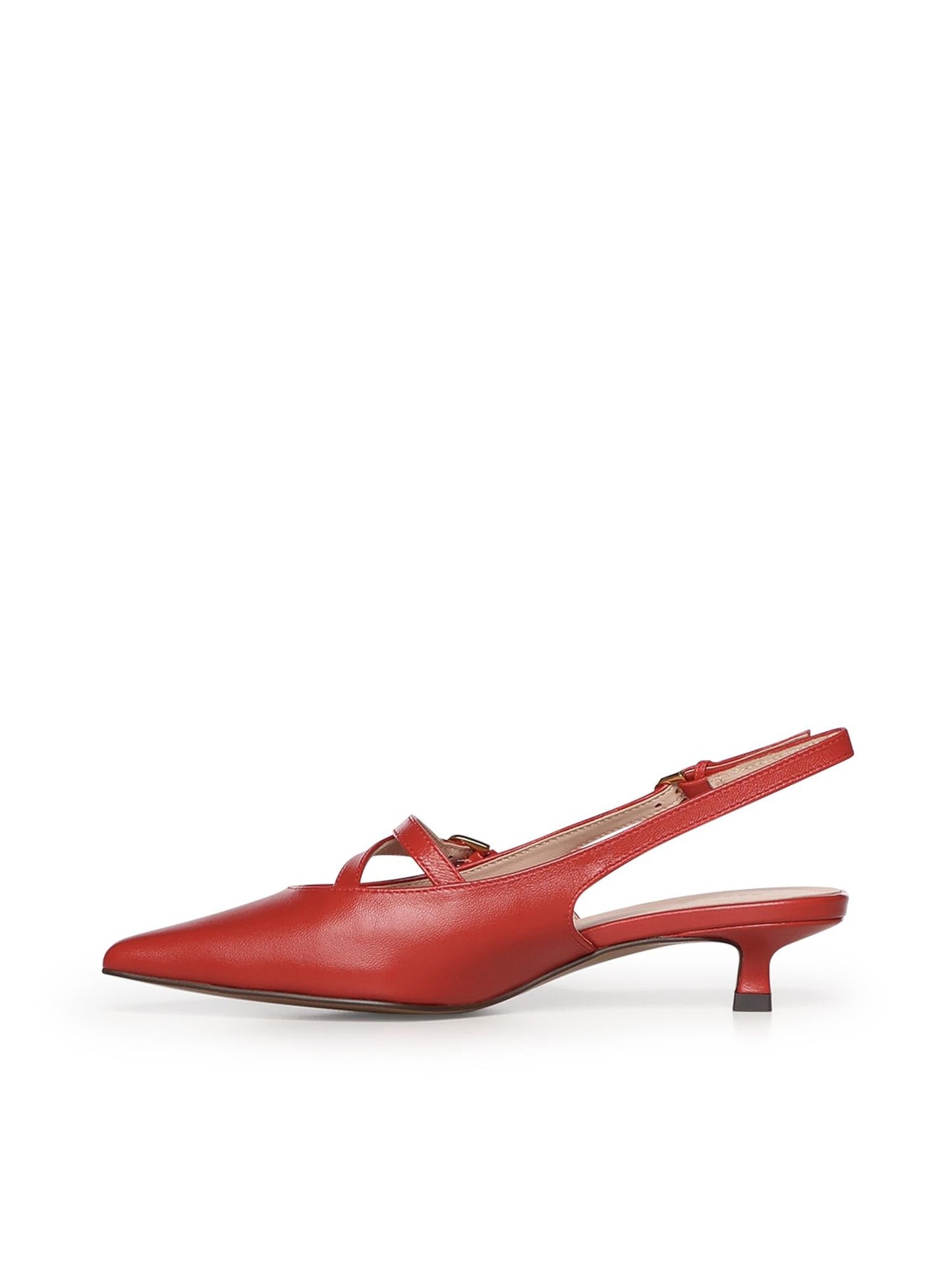 Slingback Ginko in pelle