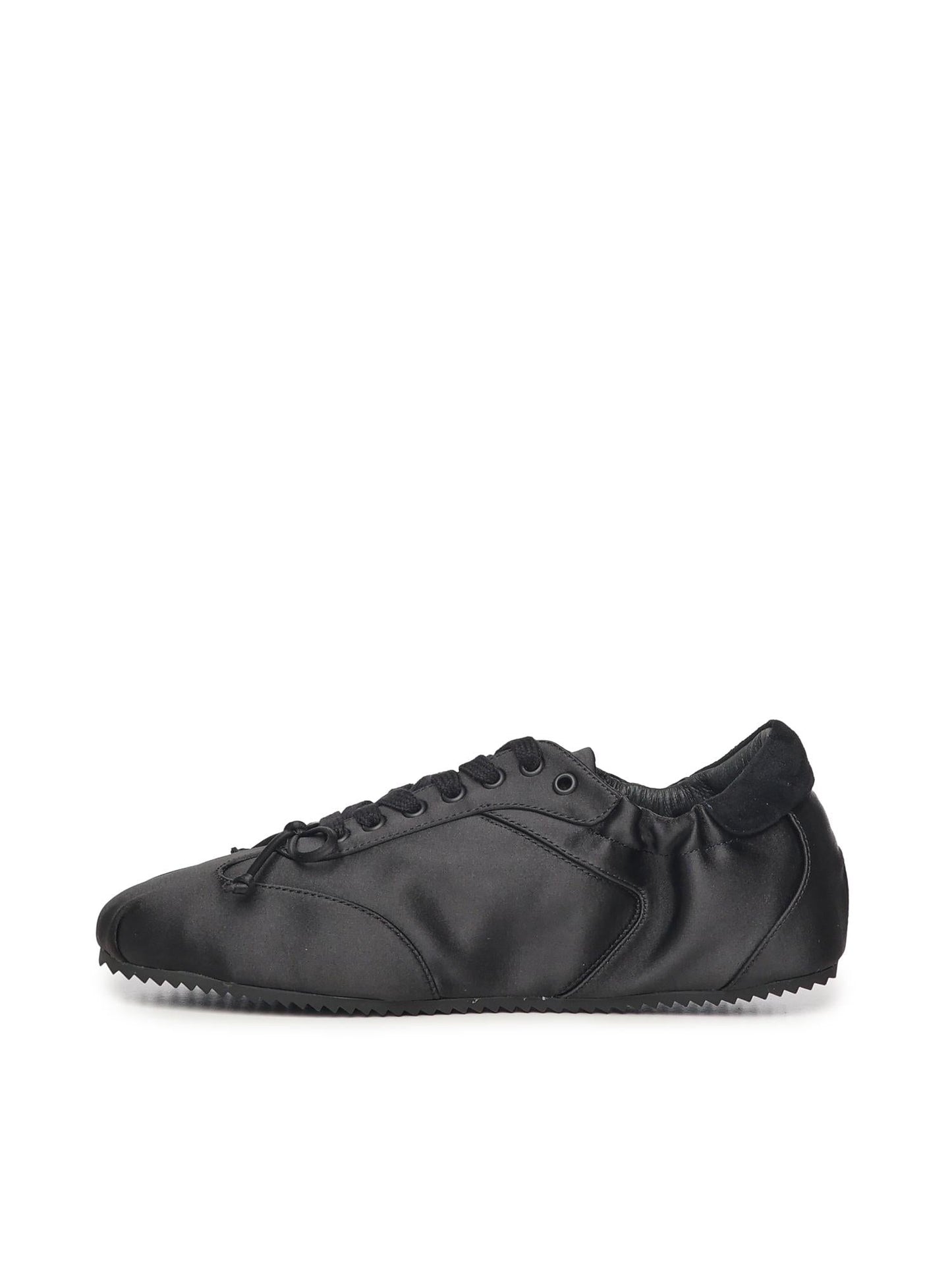 Sneakers in satin
