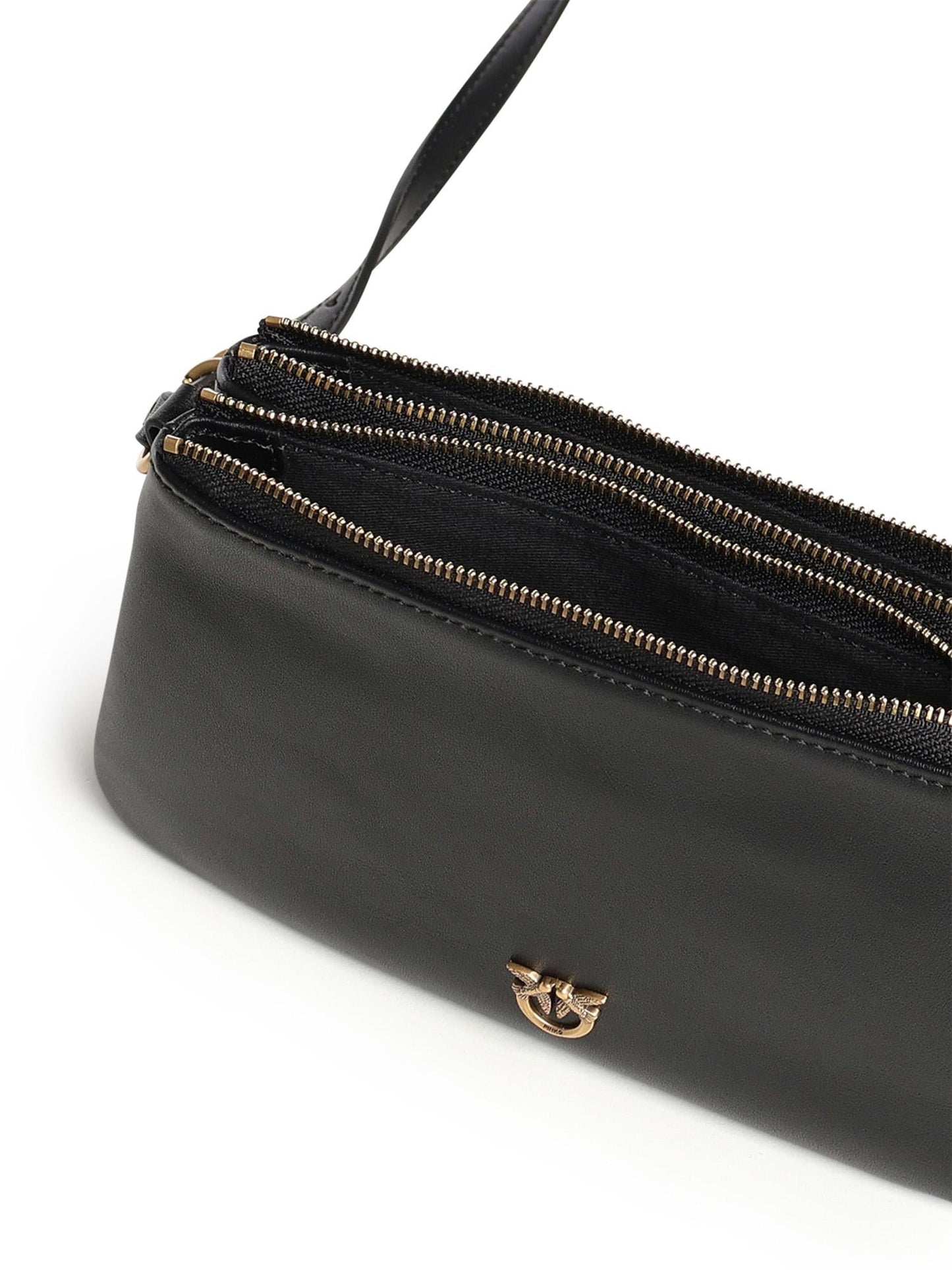 Borsa a tracolla Mini Double Bag in pelle