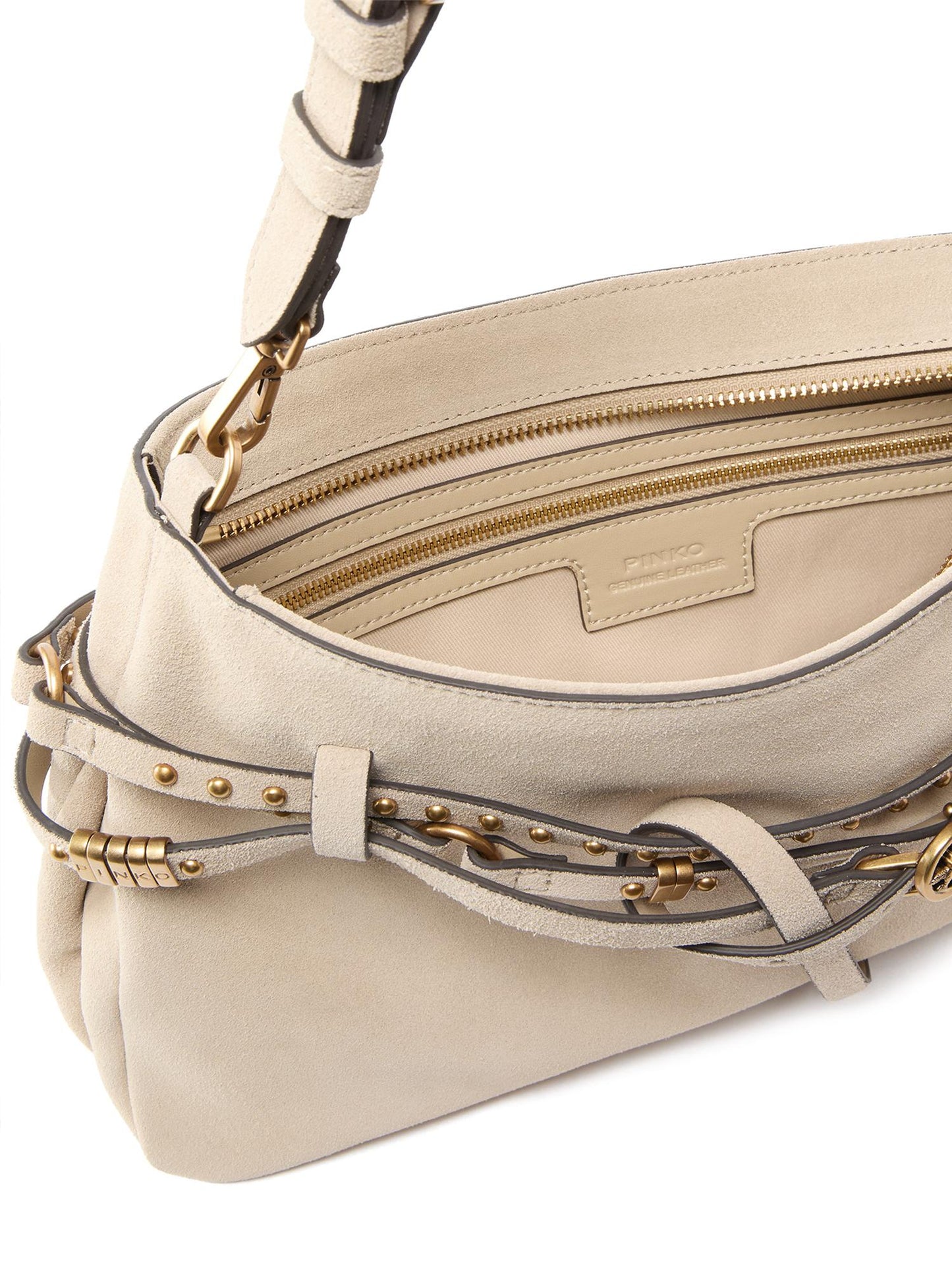 Borsa a spalla media Belt Bag in suede