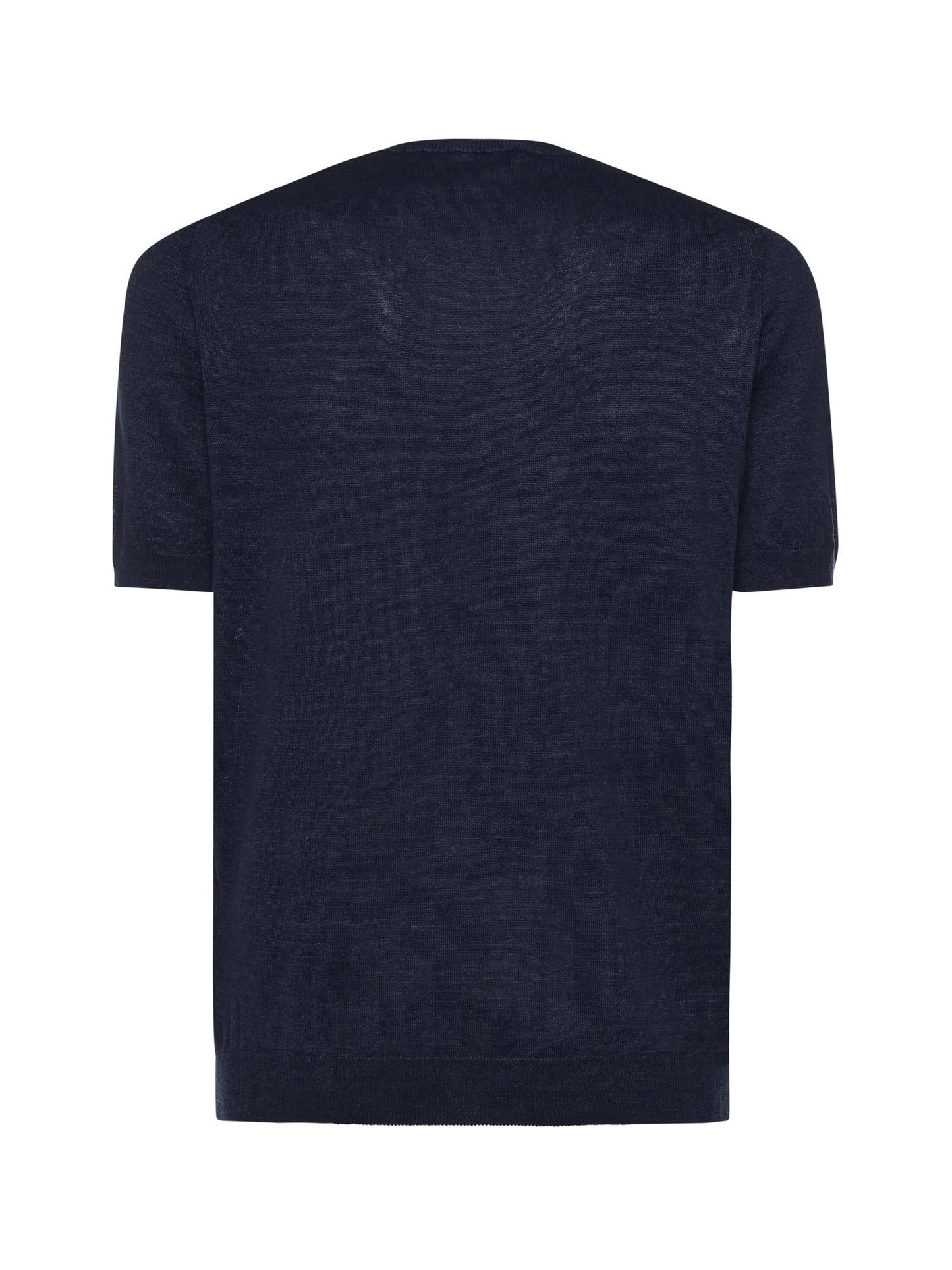 T-shirt in lino e cotone