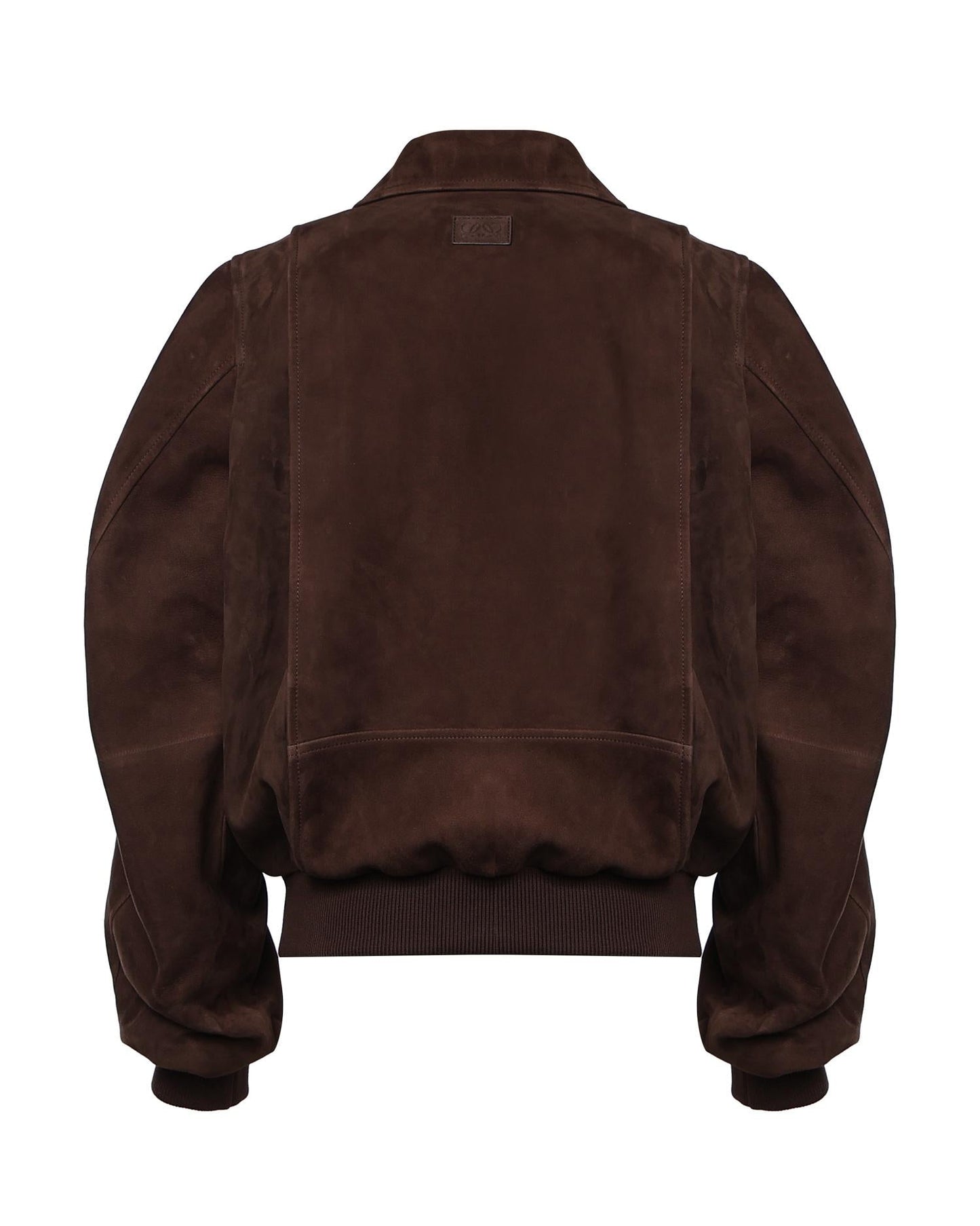 Bomber in pelle scamosciata