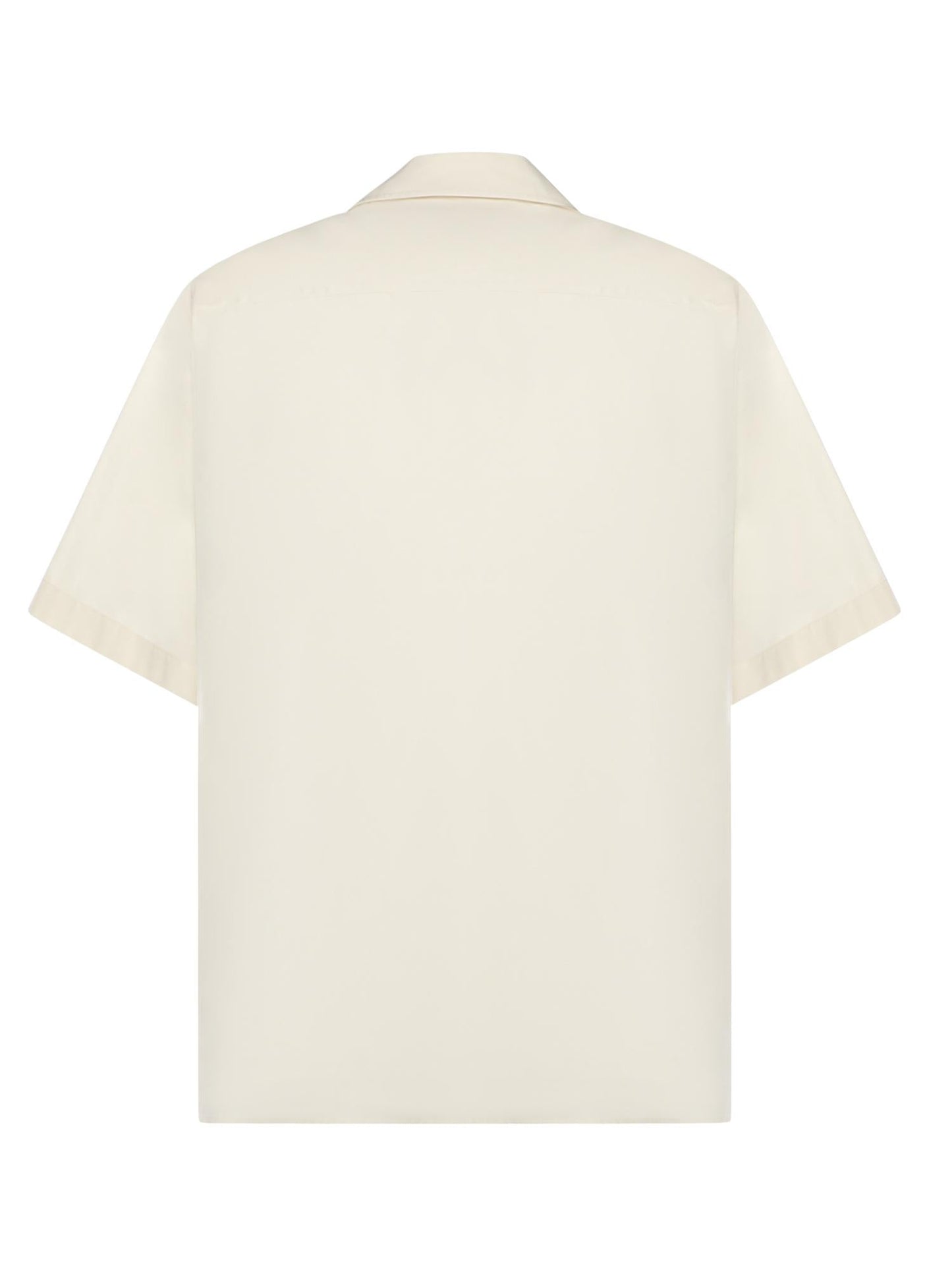 Camicia bowling in popeline di cotone