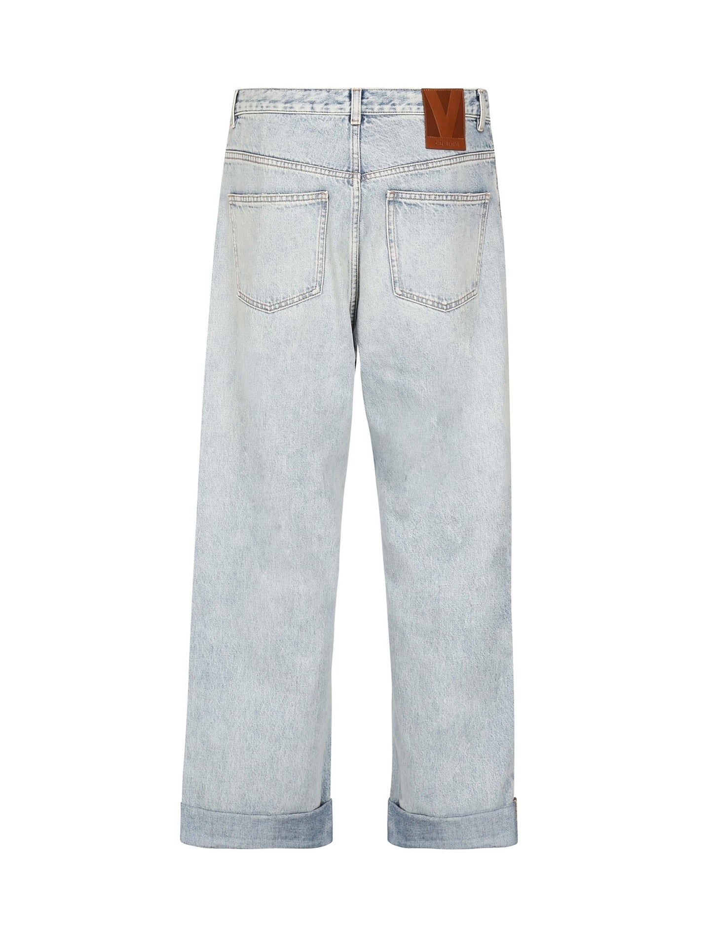 Jeans a gamba ampia