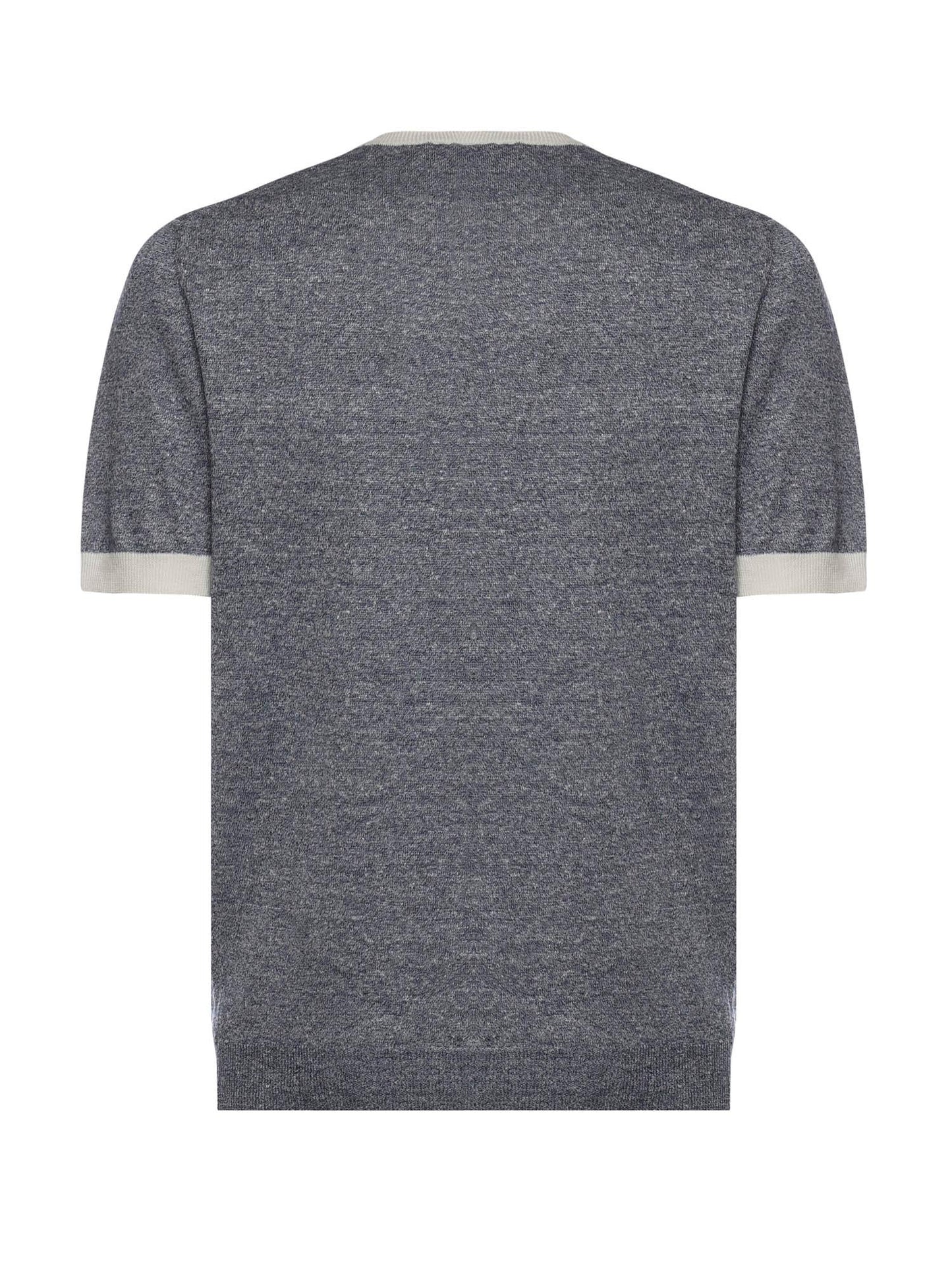 T-shirt in lino e cotone