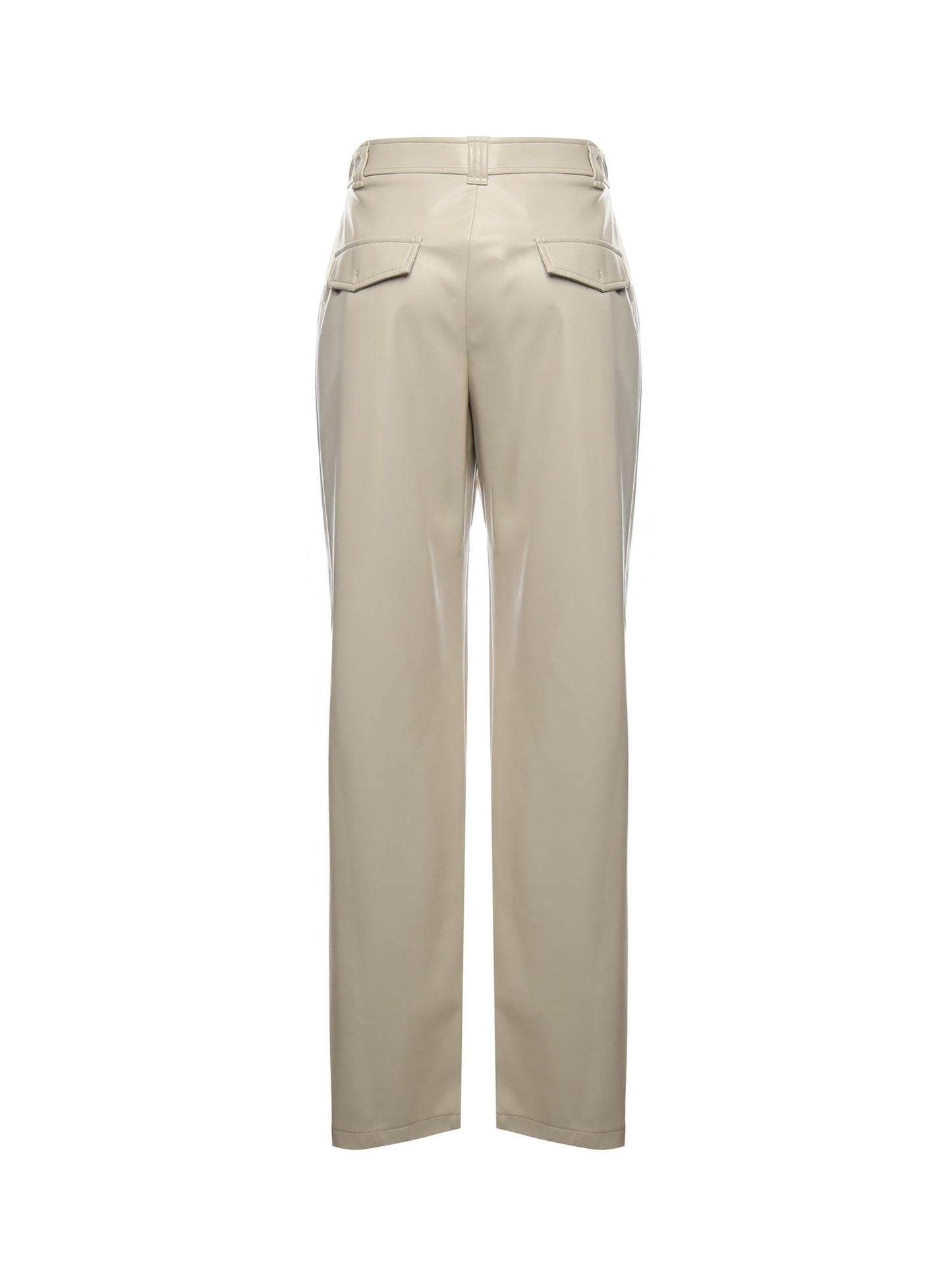 Pantaloni balloon effetto pelle soft touch