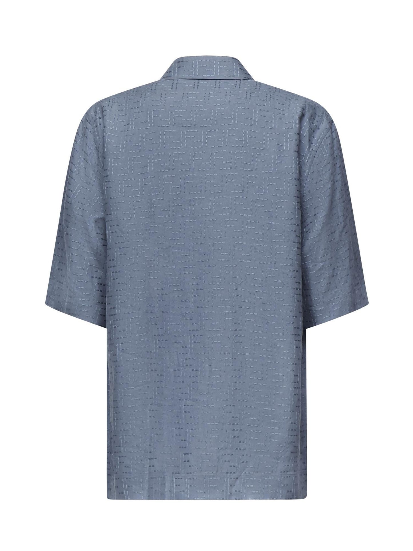 Camicia in Jacquard FF di lino