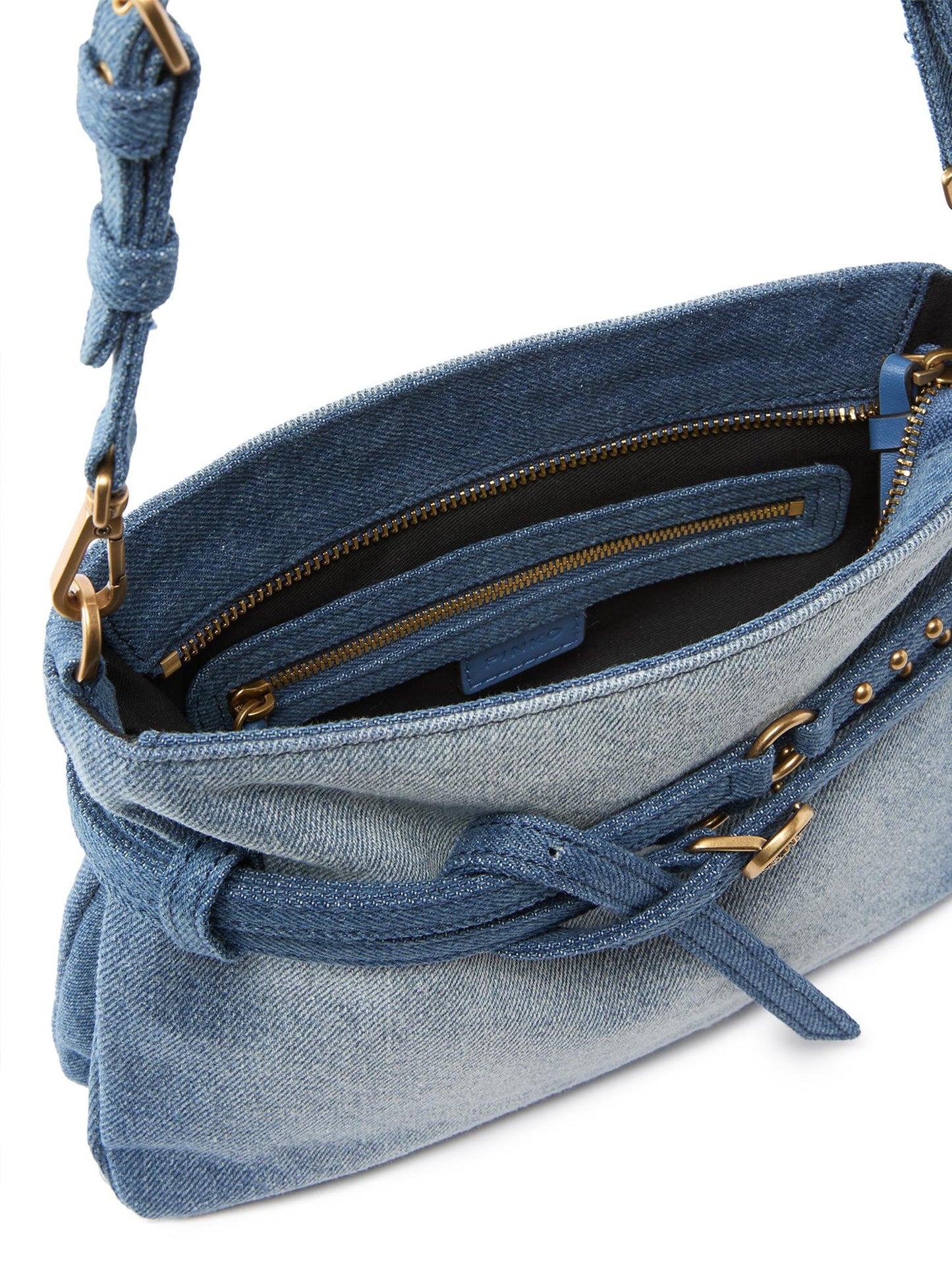 Borsa a spalla Belt Bag Mini in denim
