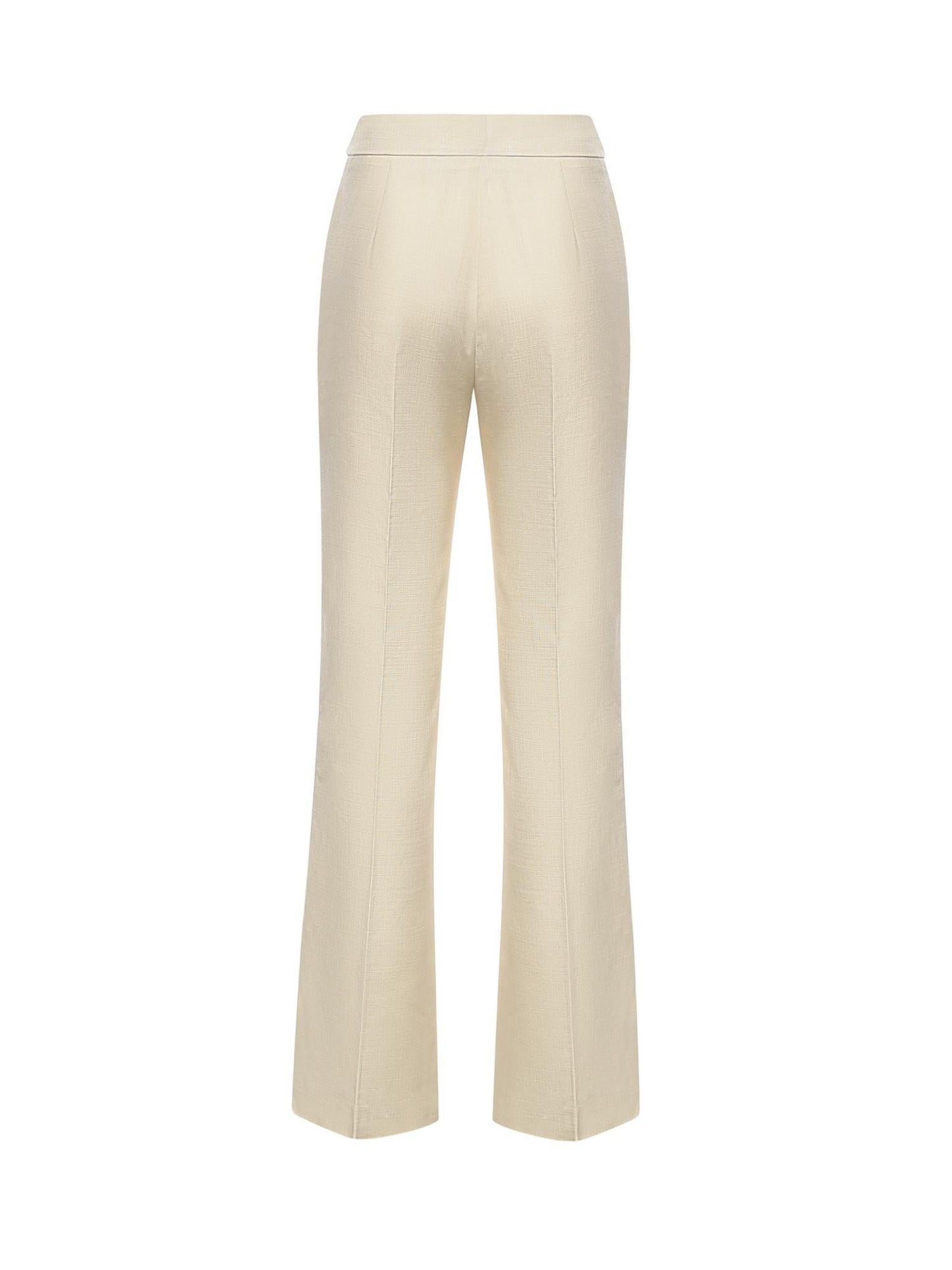Pantaloni con piega stirata