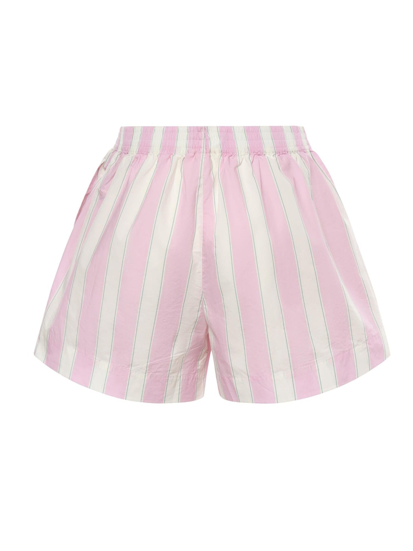 Shorts in cotone a righe