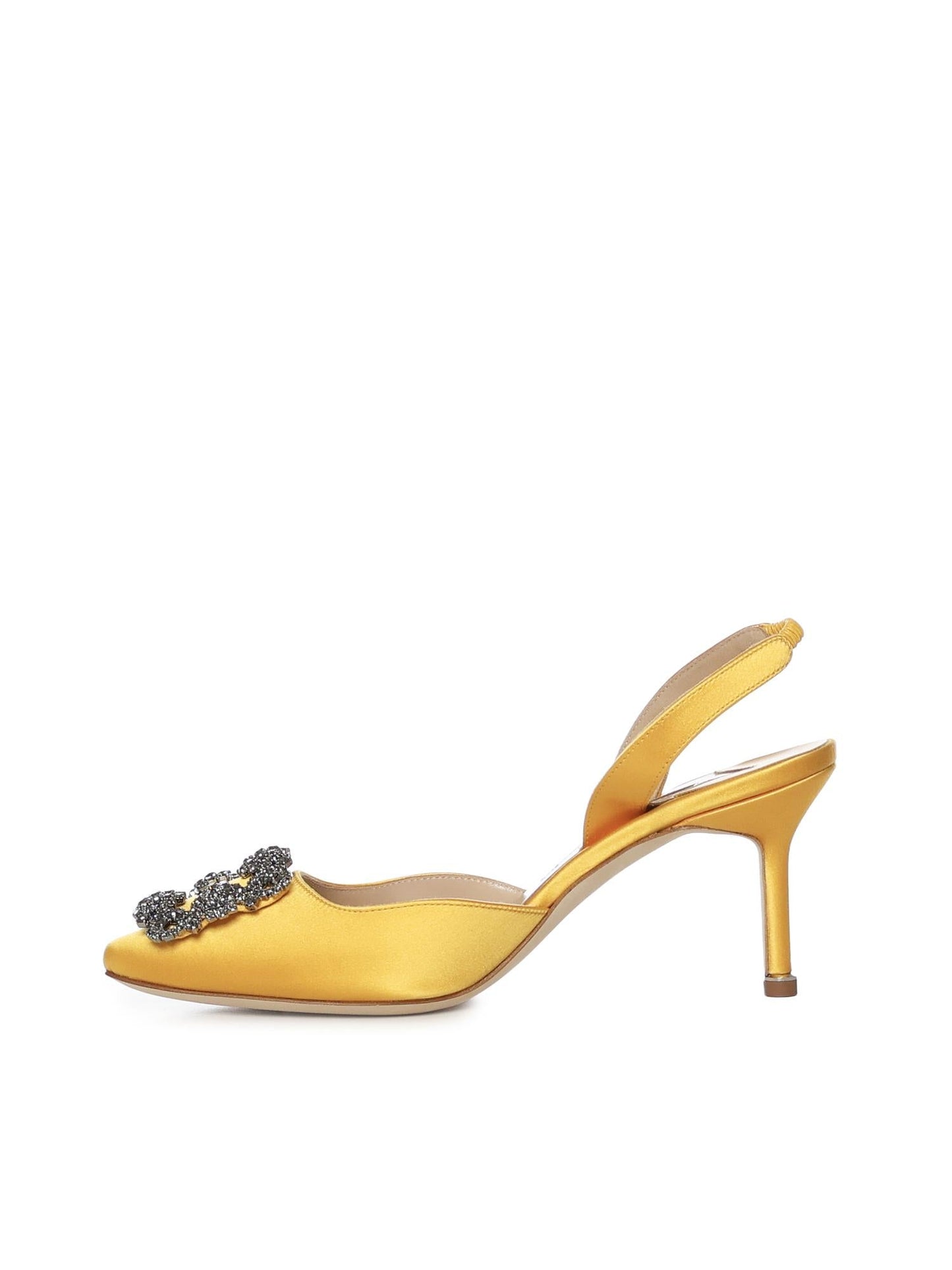 Décolleté slingback Hangisi in raso