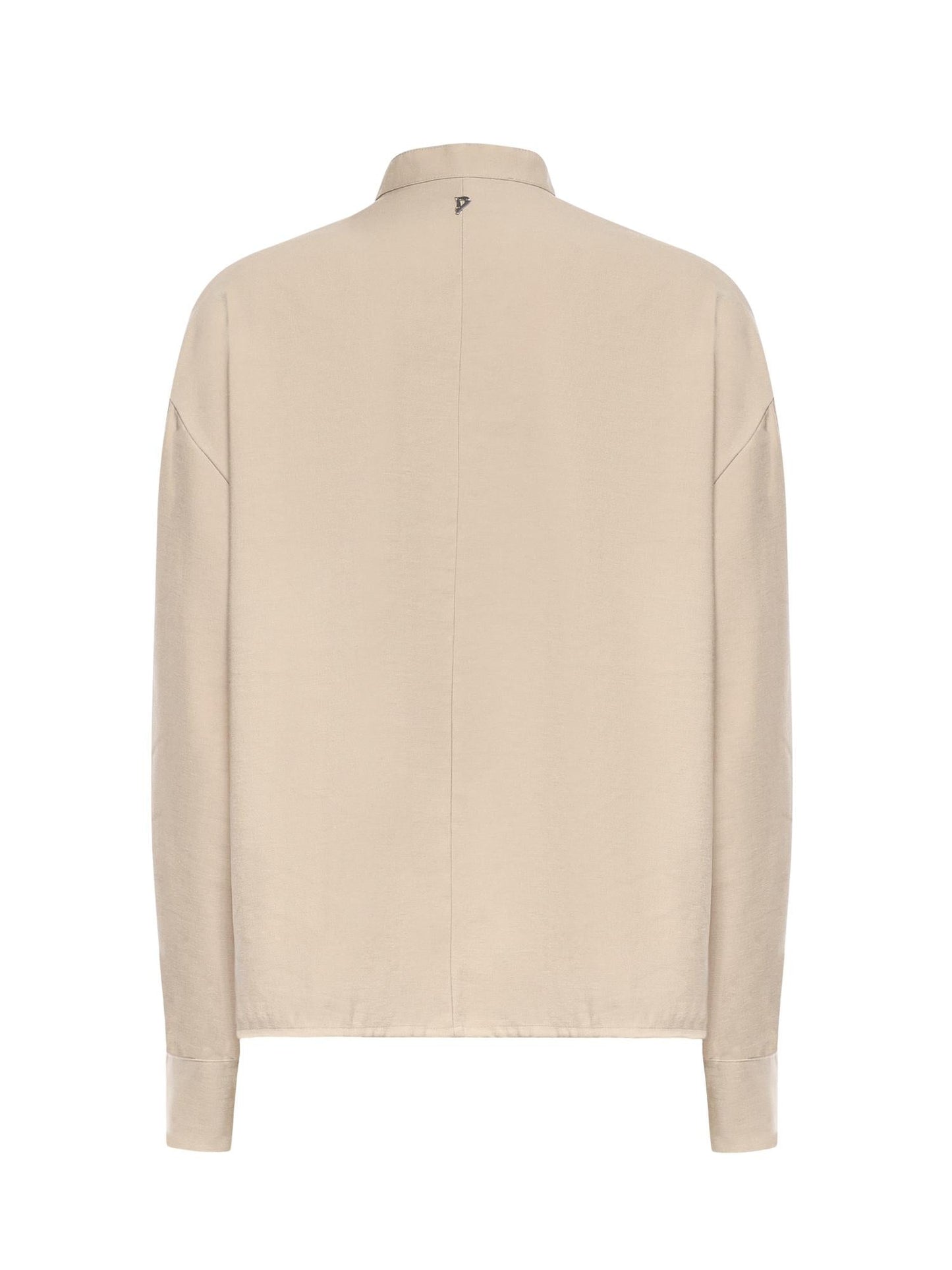 Camicia in gabardina di viscosa