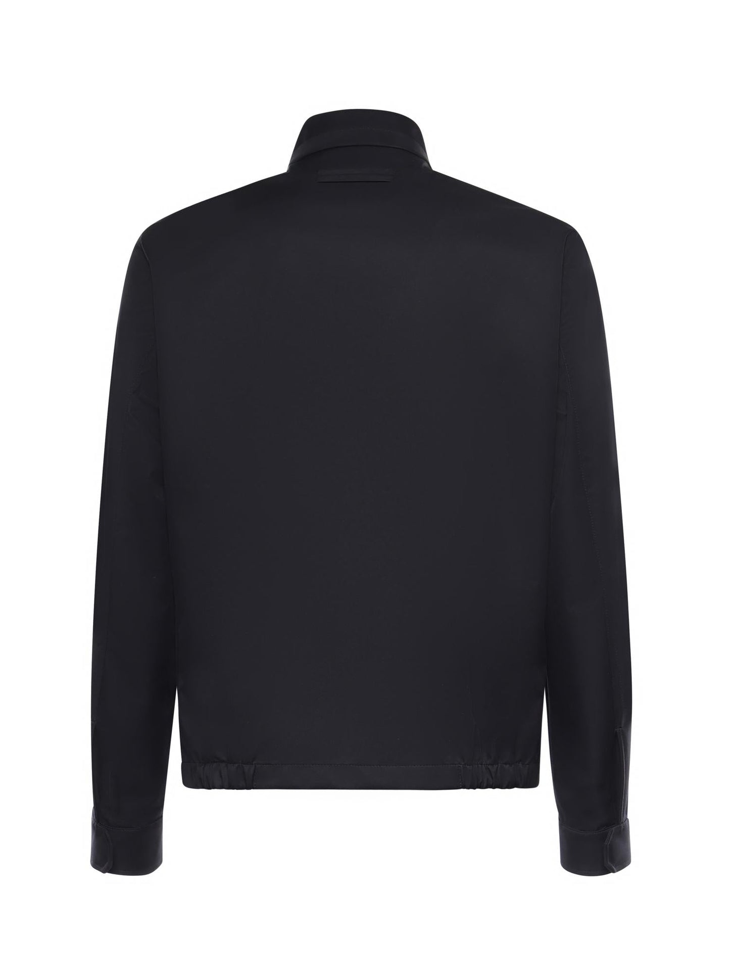 Giacca con zip in microfibra