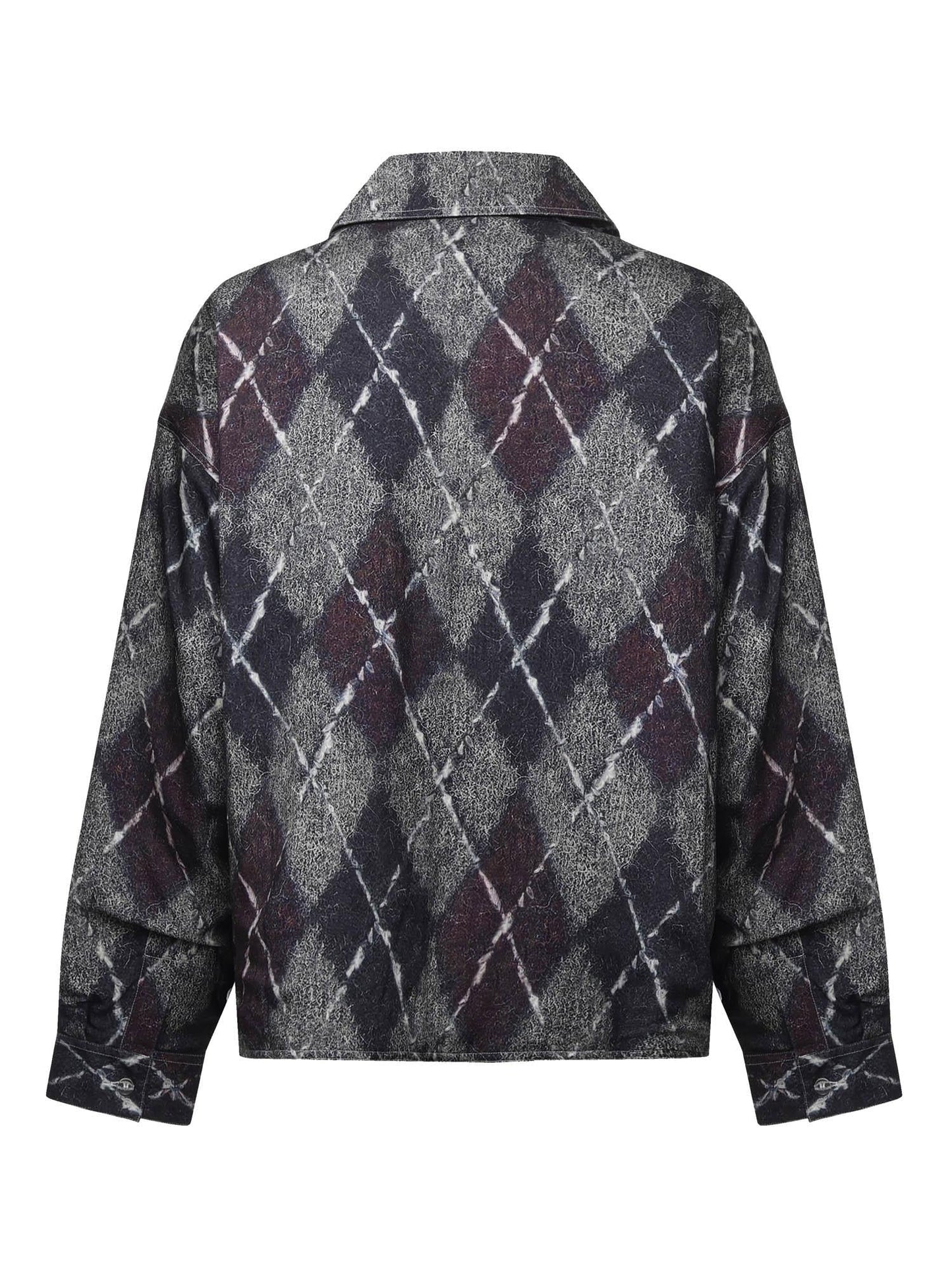 Camicia rombi in flanella