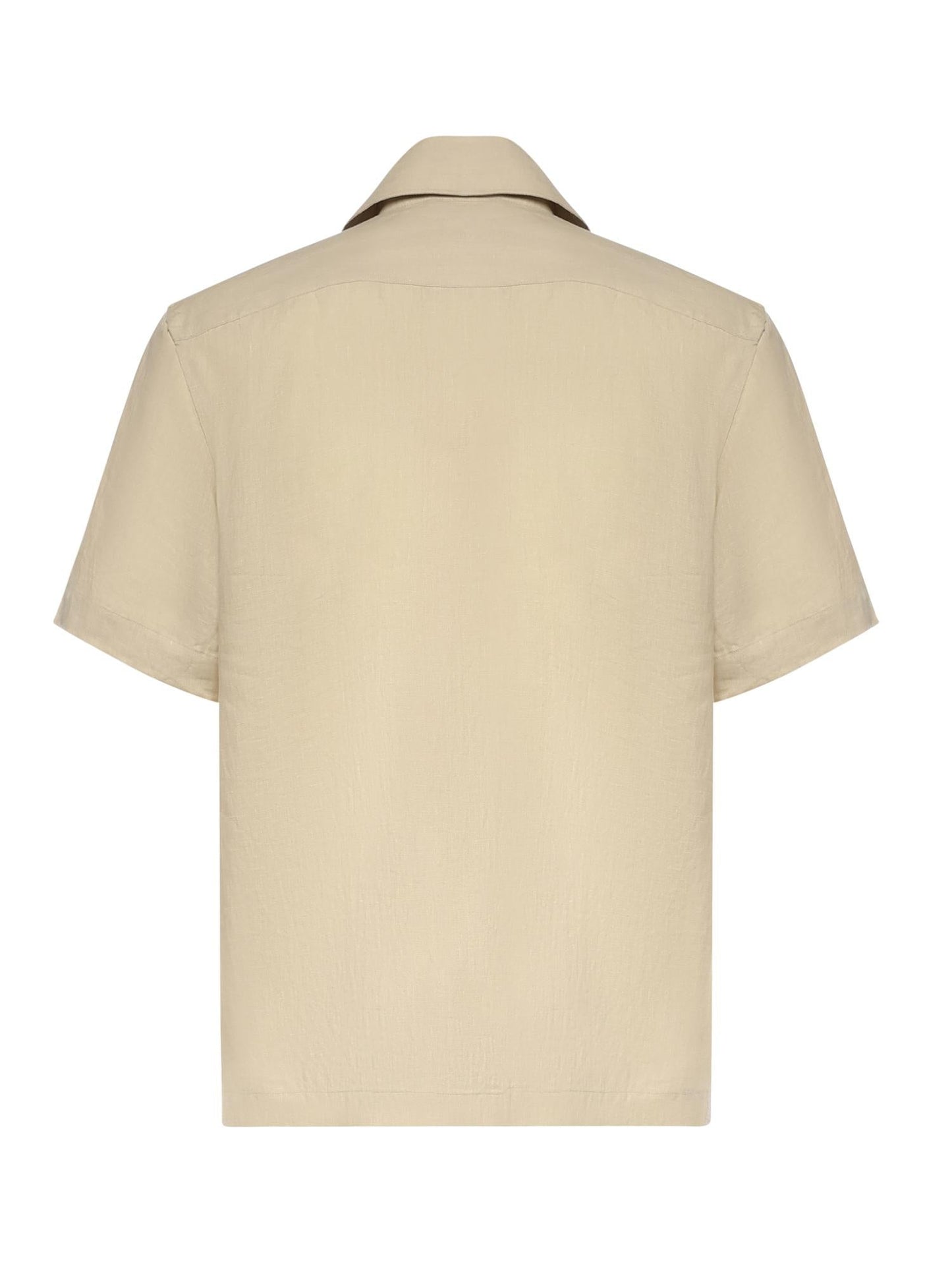 Camicia da bowling in lino