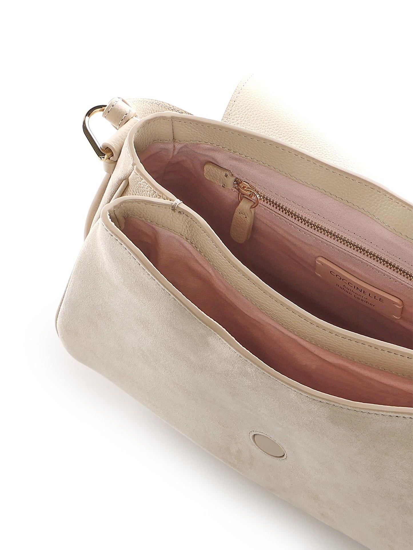 Borsa a spalla Mavery Large in suede