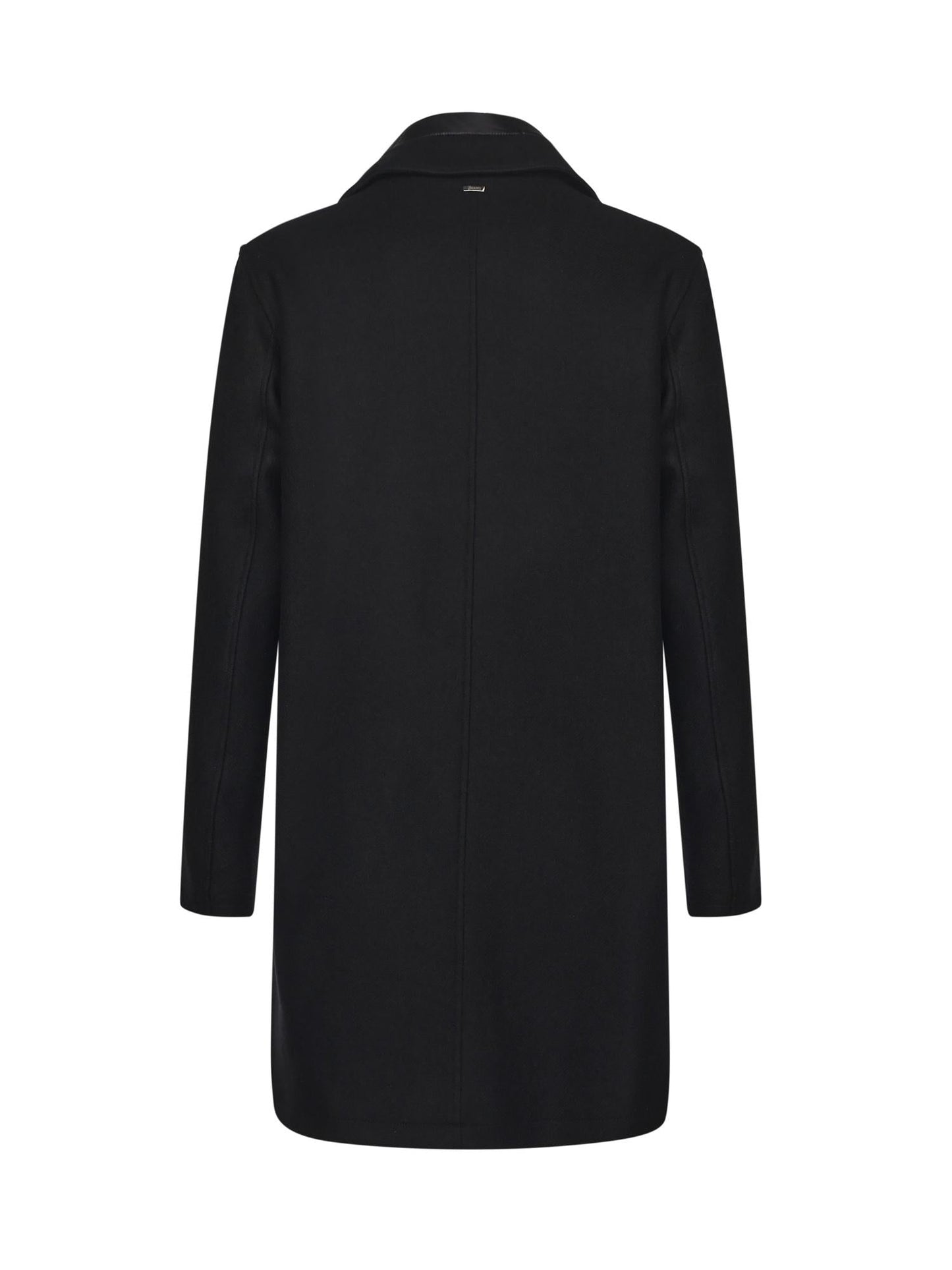Cappotto monopetto in misto lana