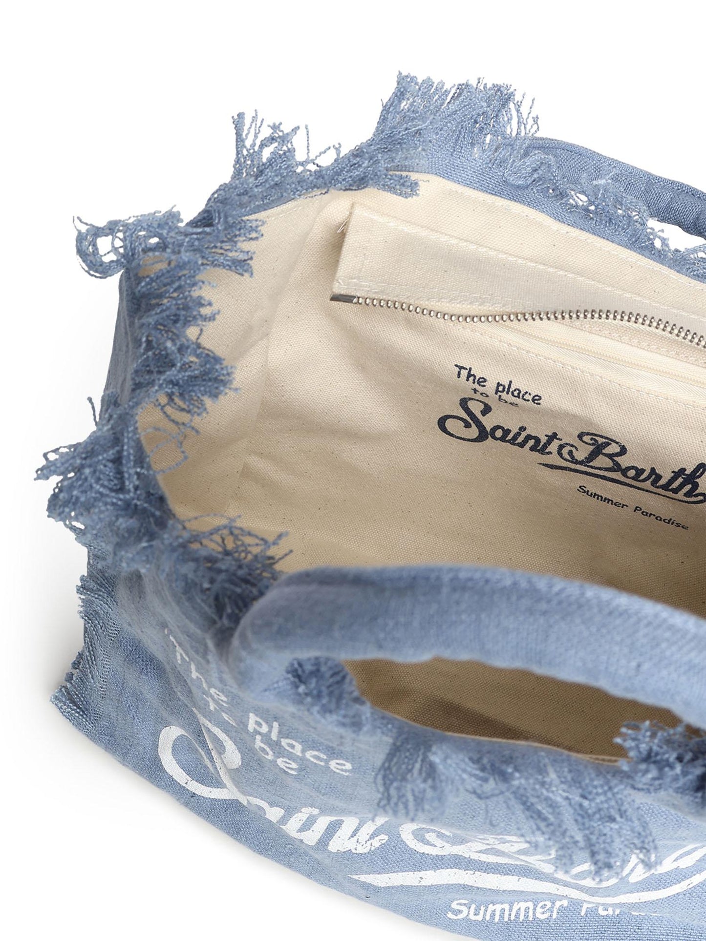 Borsa Colette in lino con logo