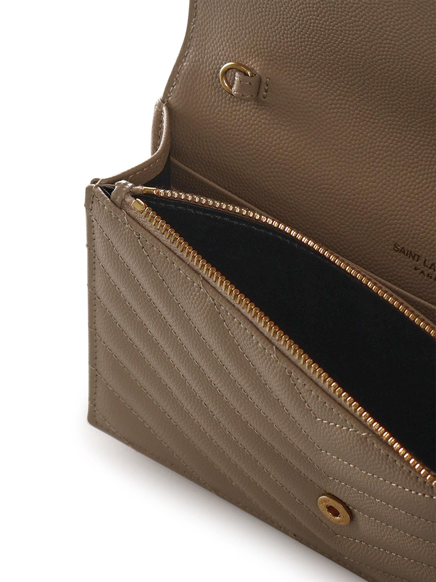 Pochette Envelope con catena Cassandre in pelle