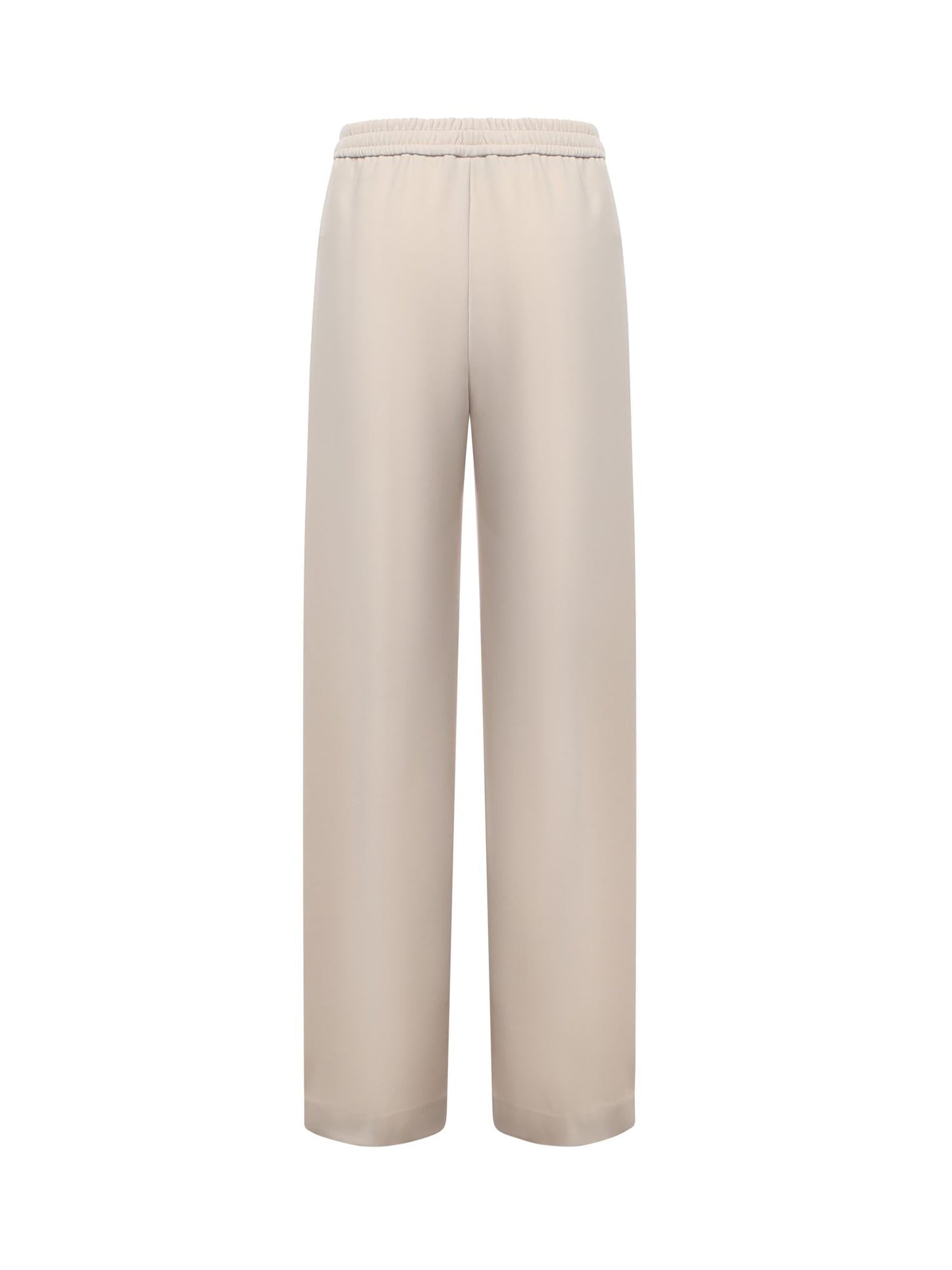 Pantalone in matt crepe satin