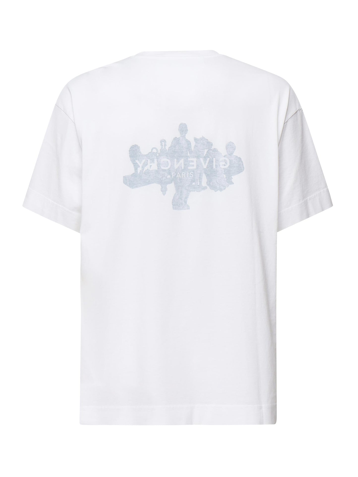 T-shirt con logo stampa frontale