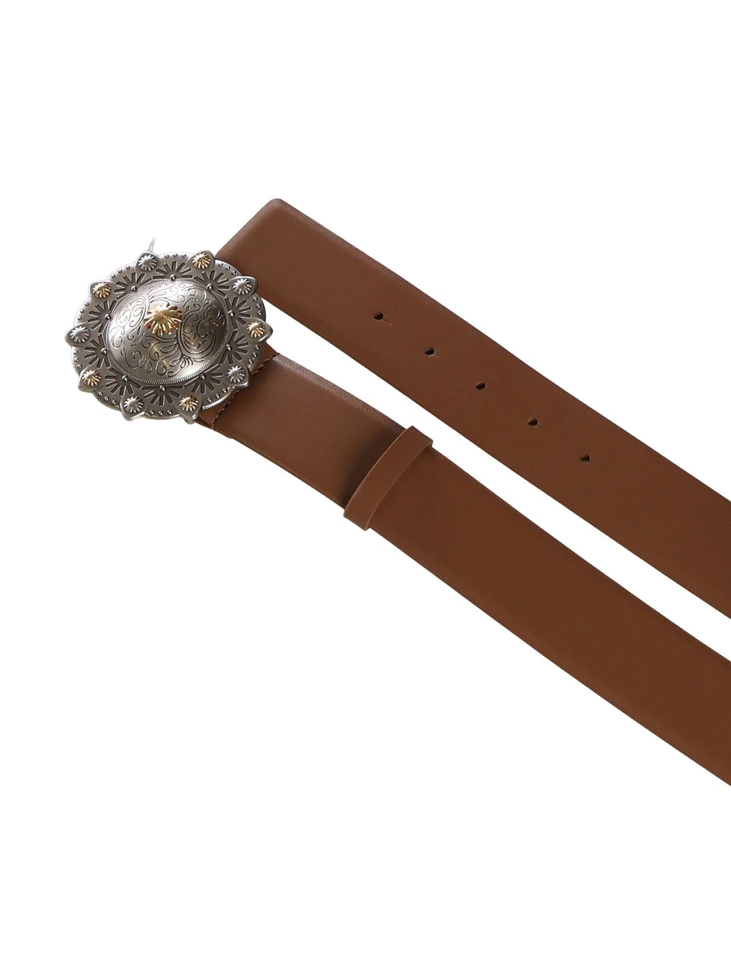 Cintura in pelle con medaglione gioiello