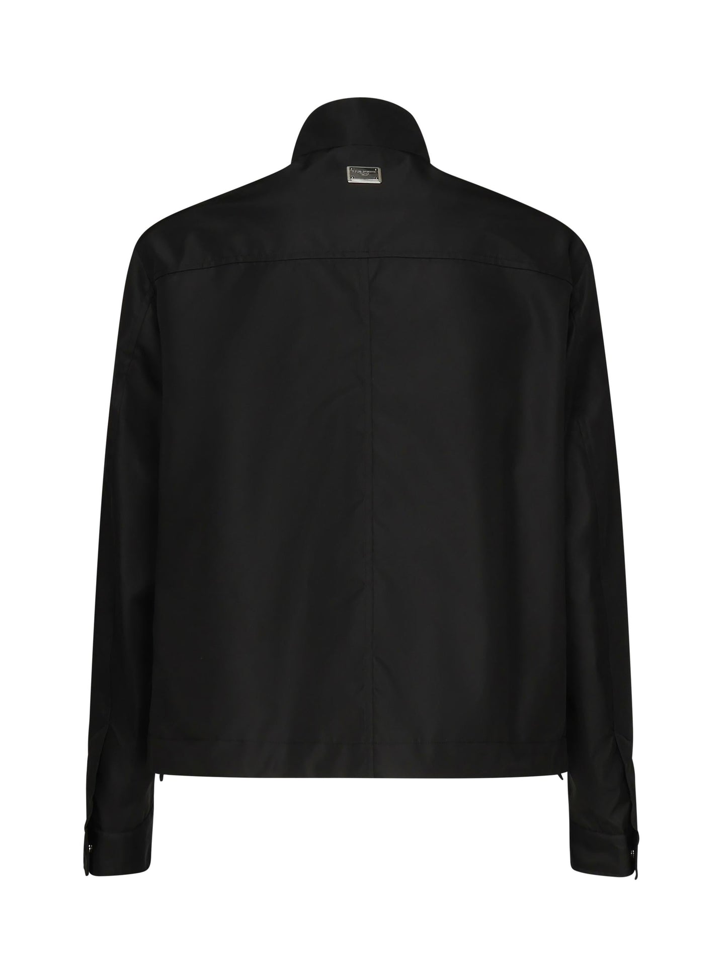 Bomber in tela con logo