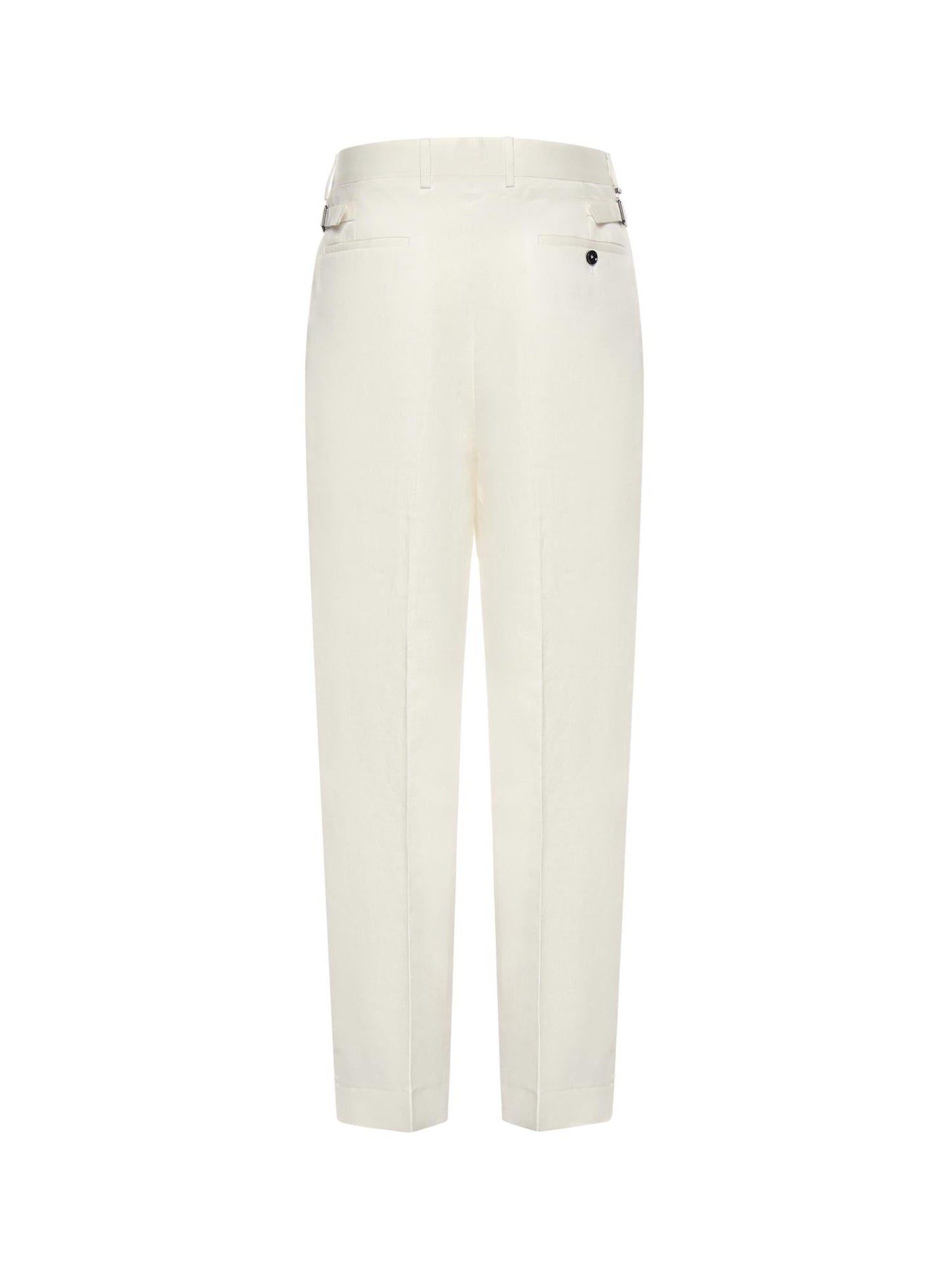 Pantaloni Mat in misto lana