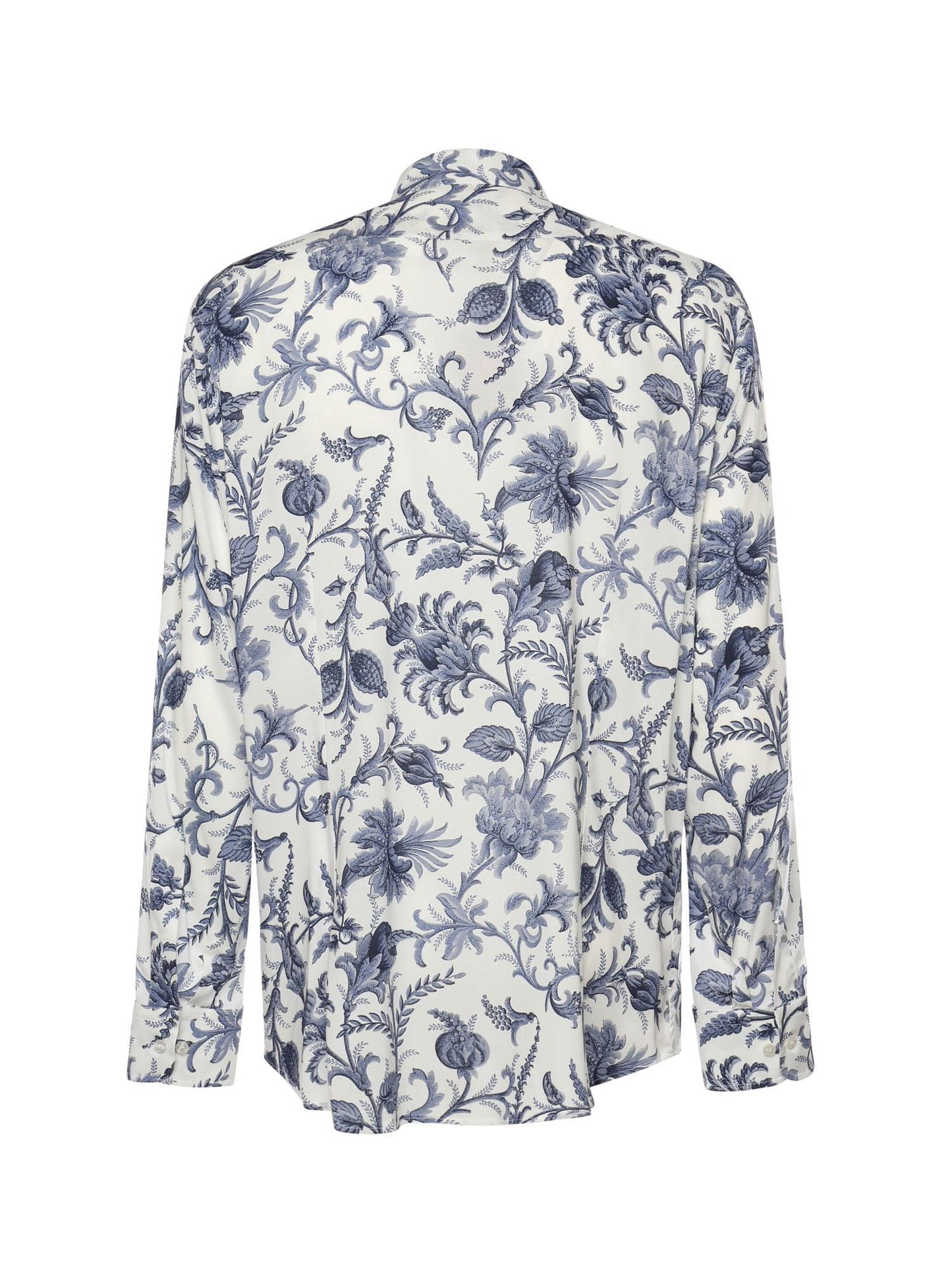 Camicia in viscosa con stampa