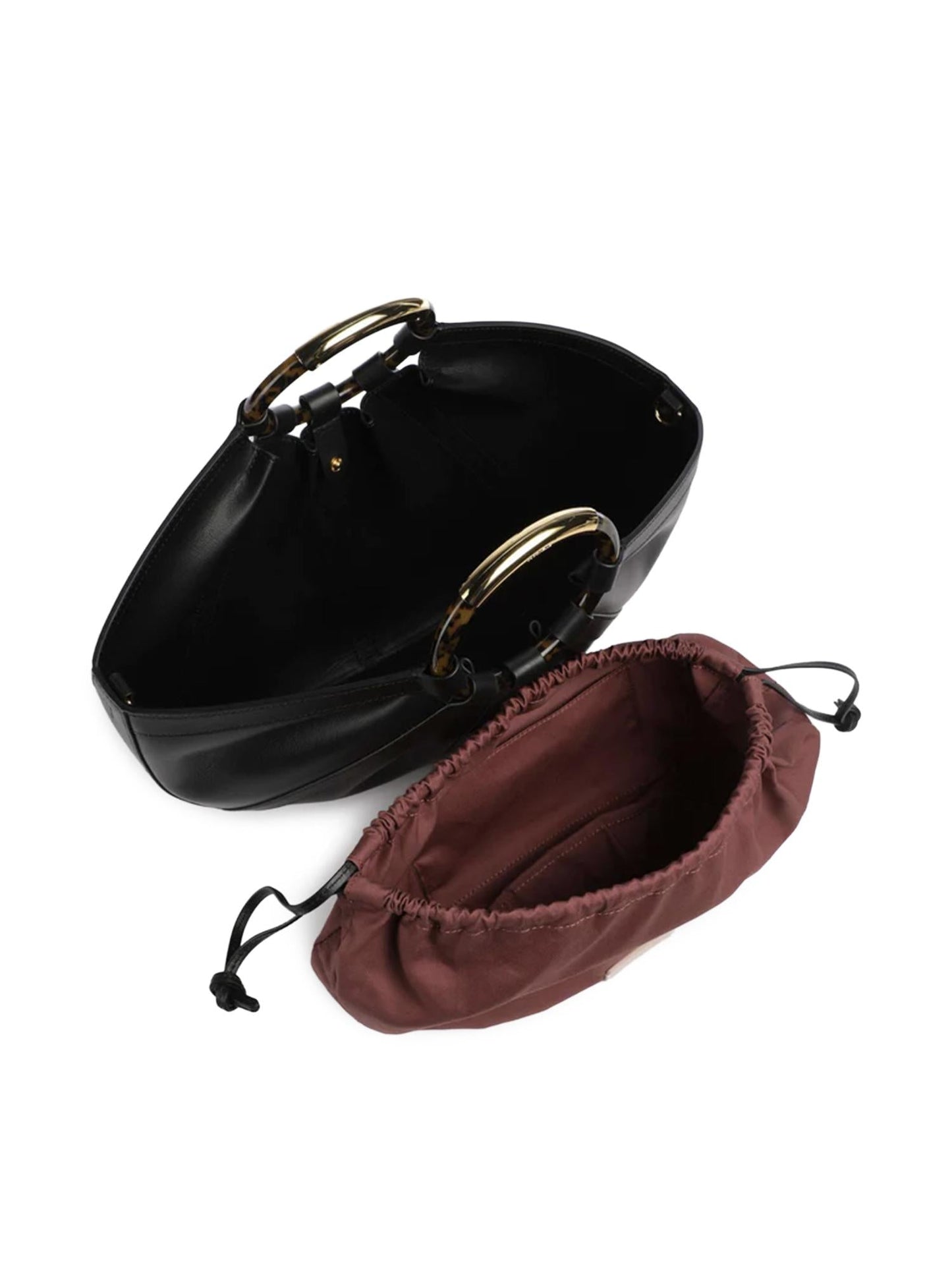 Borsa Coccinelle Shell large in pelle