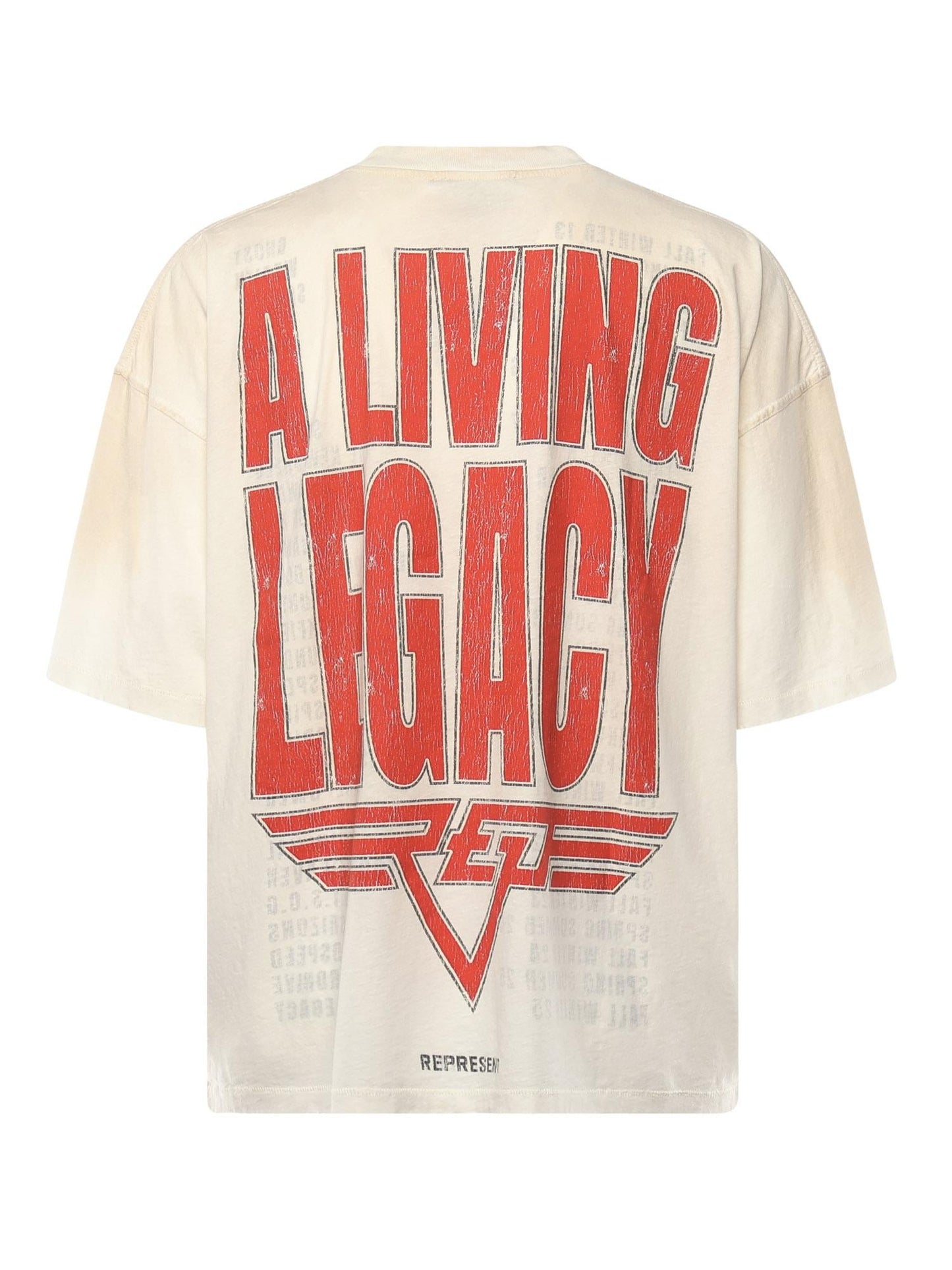 T-shirt "Living Legacy" in jersey di cotone