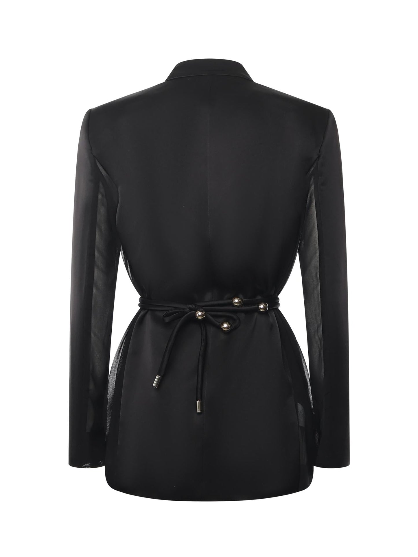 Blazer in satin lucido