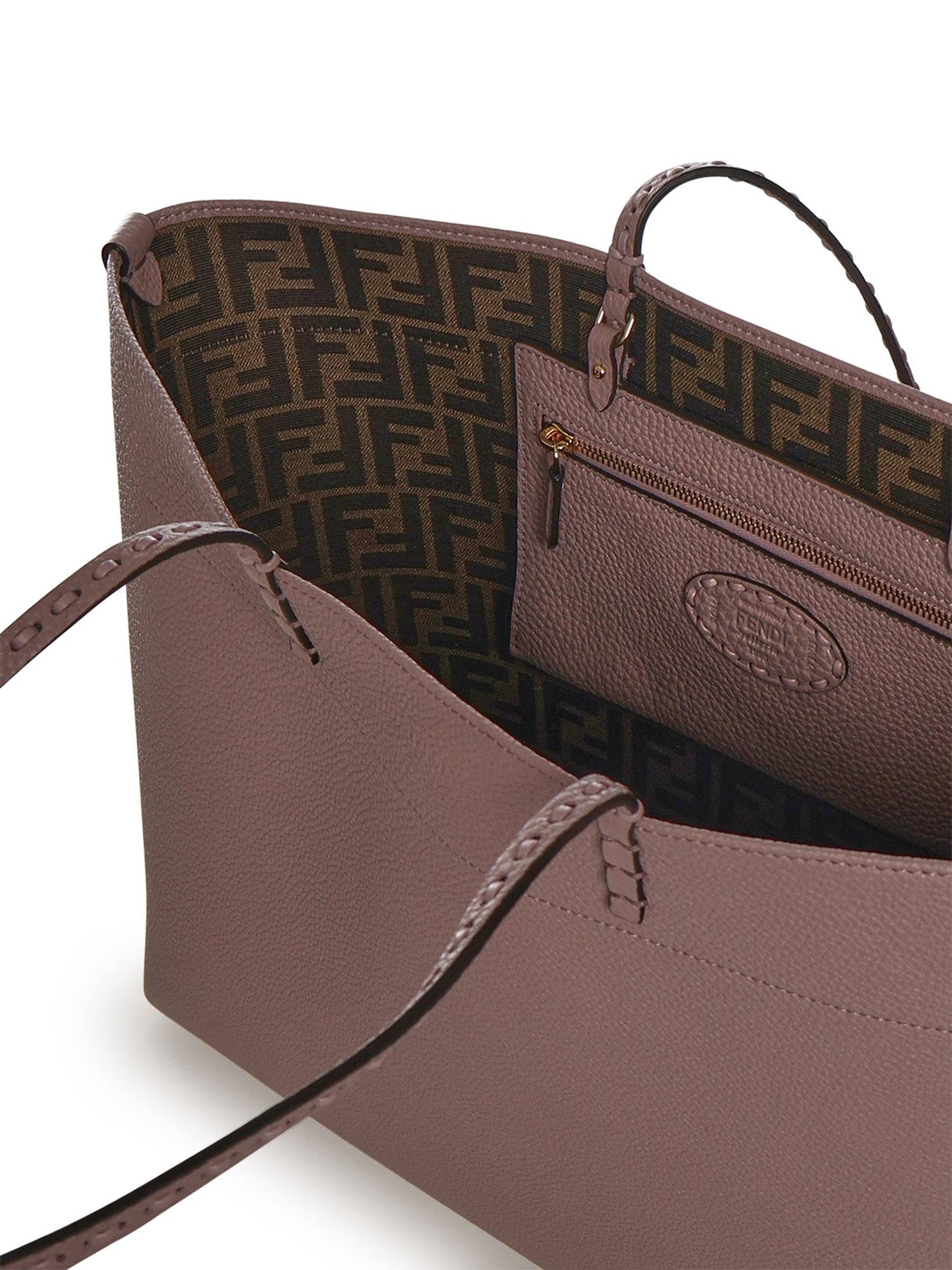 Borsa shopping Roll Medium in pelle