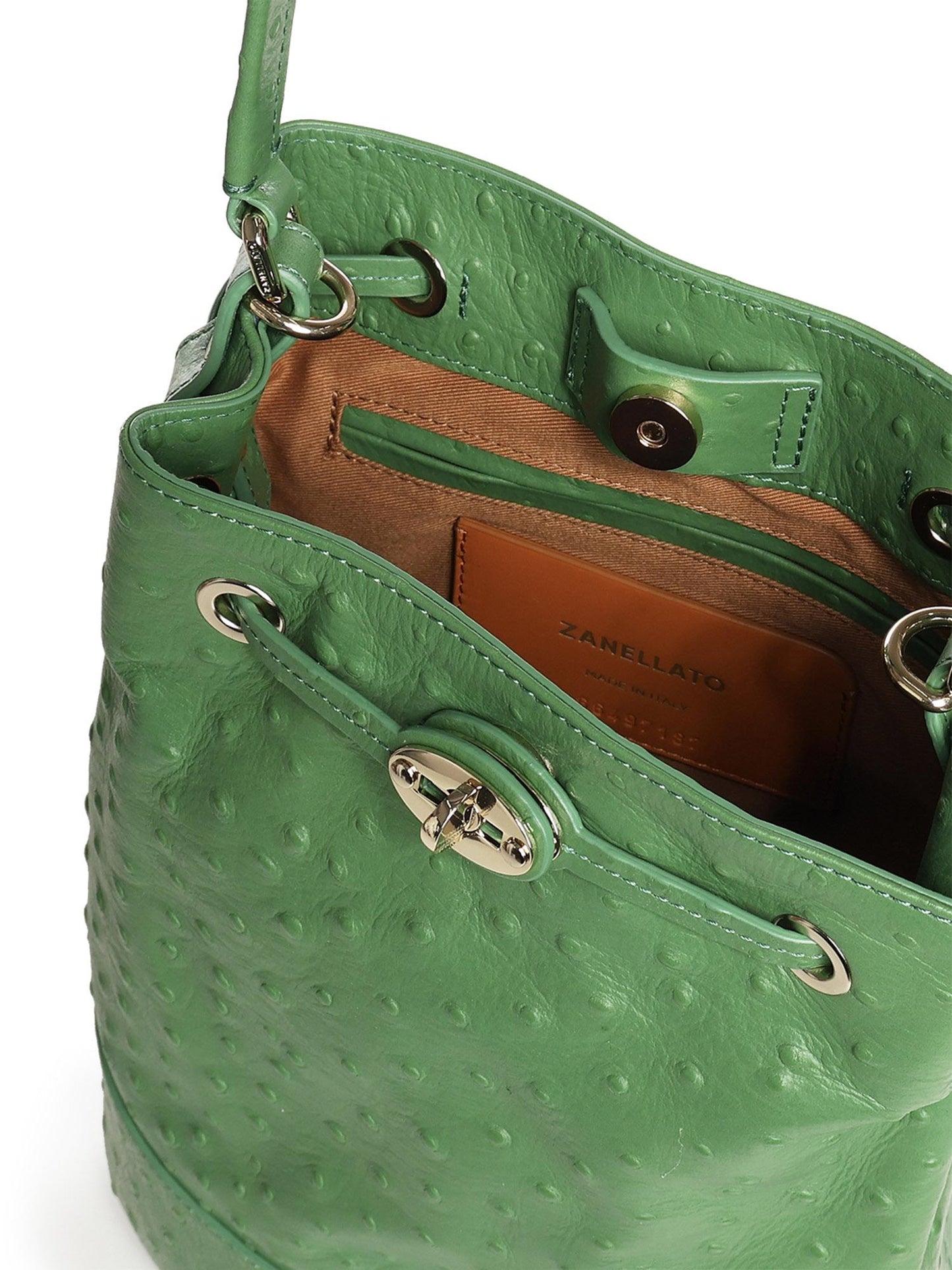 Borsa Mondà'® small in pelle cactus