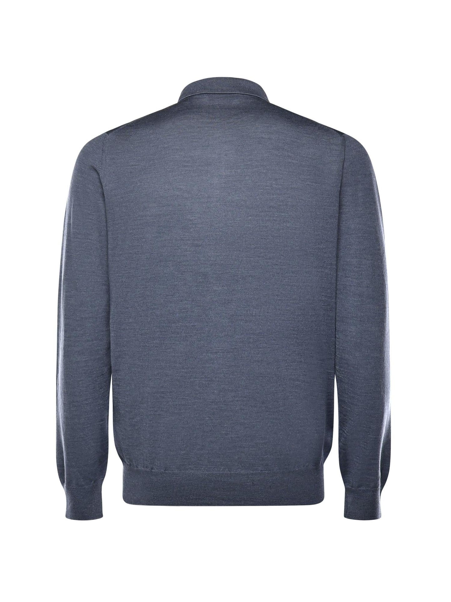 Maglia in lana con colletto polo
