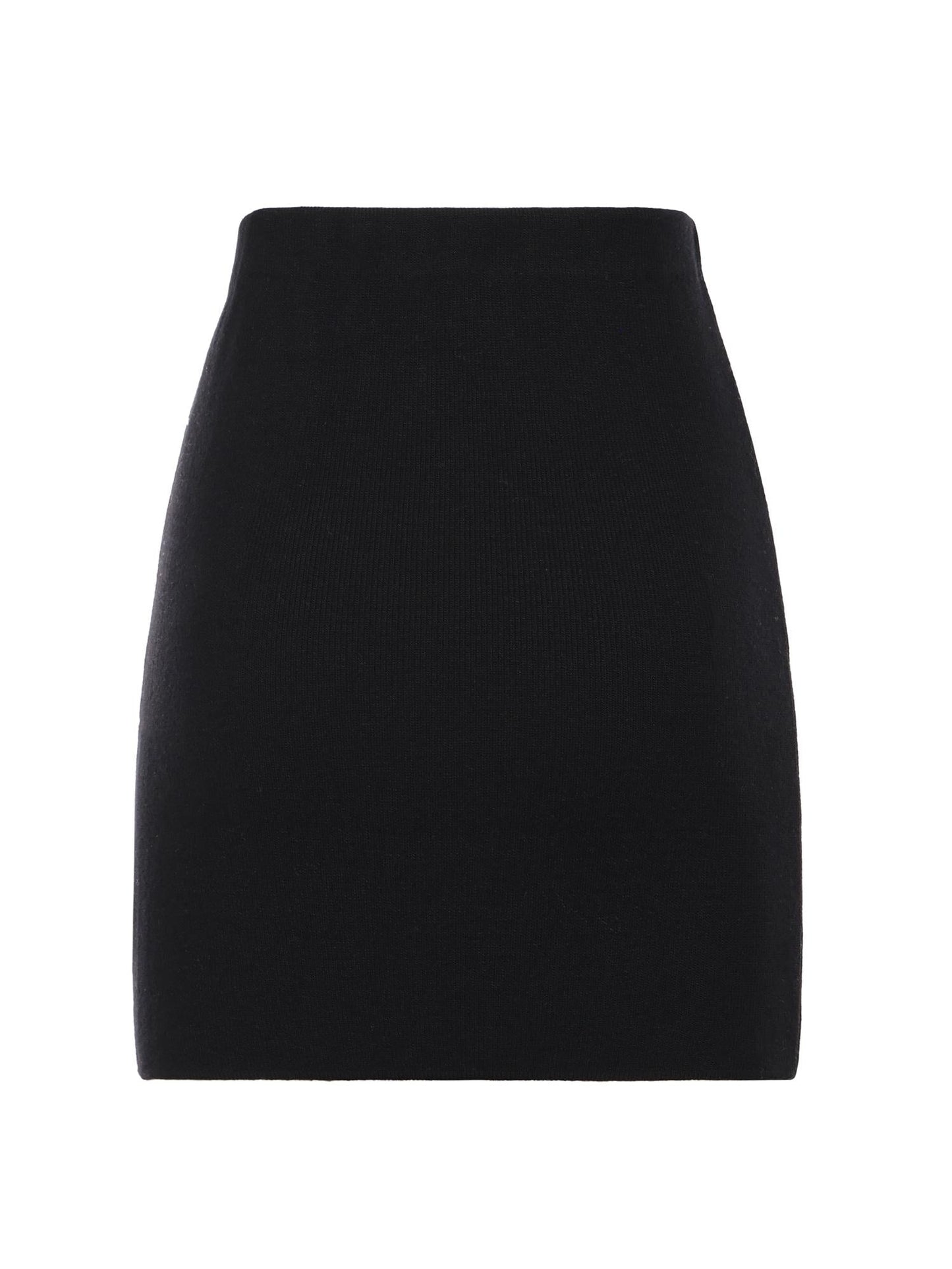 Minigonna in maglia con borchie