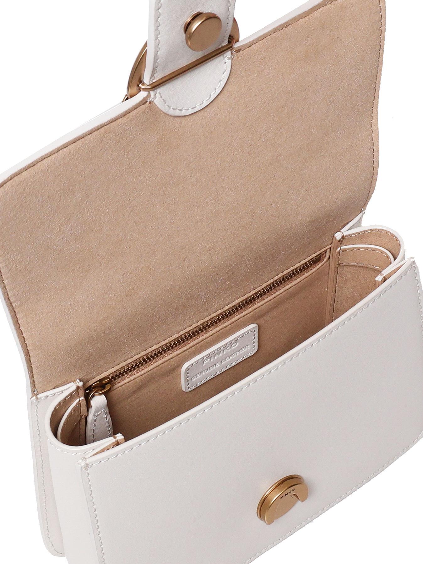 Borsa mini a mano Love Bag Top Handle in pelle