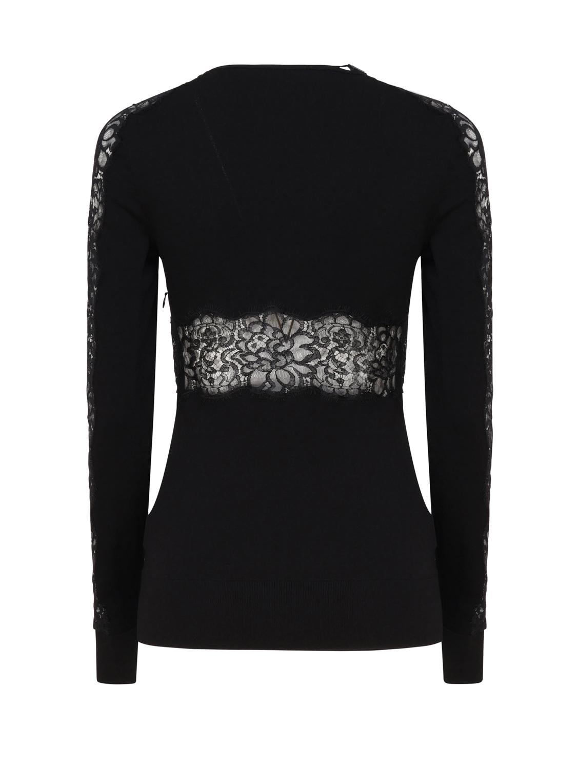 Pullover in maglia di misto viscosa
