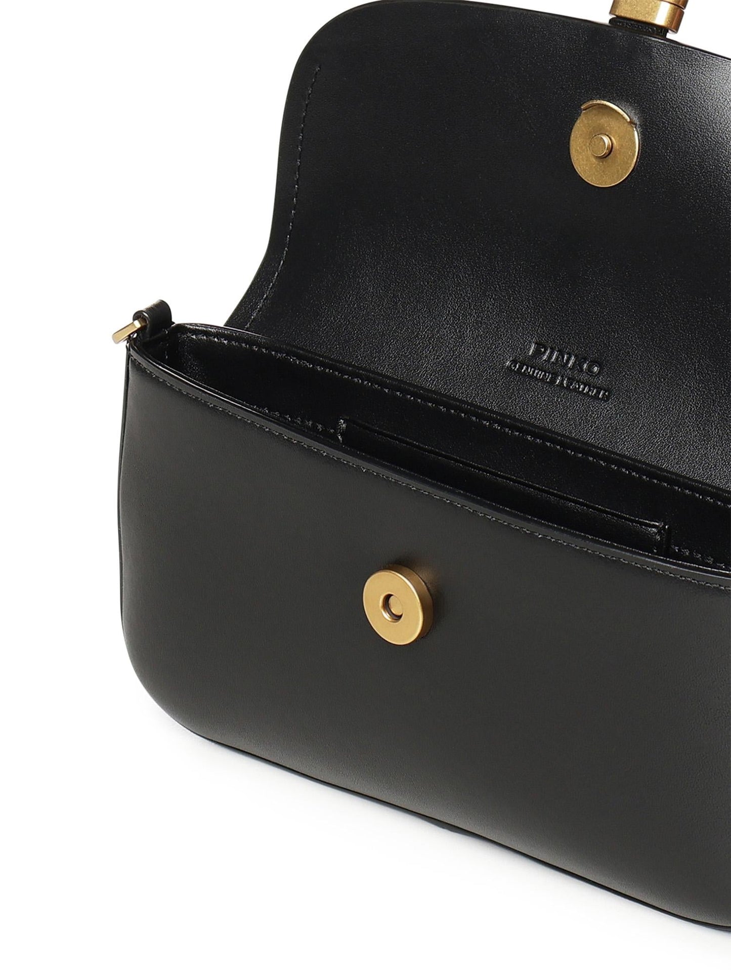 Borsa a spalla media Saddle Flat in pelle