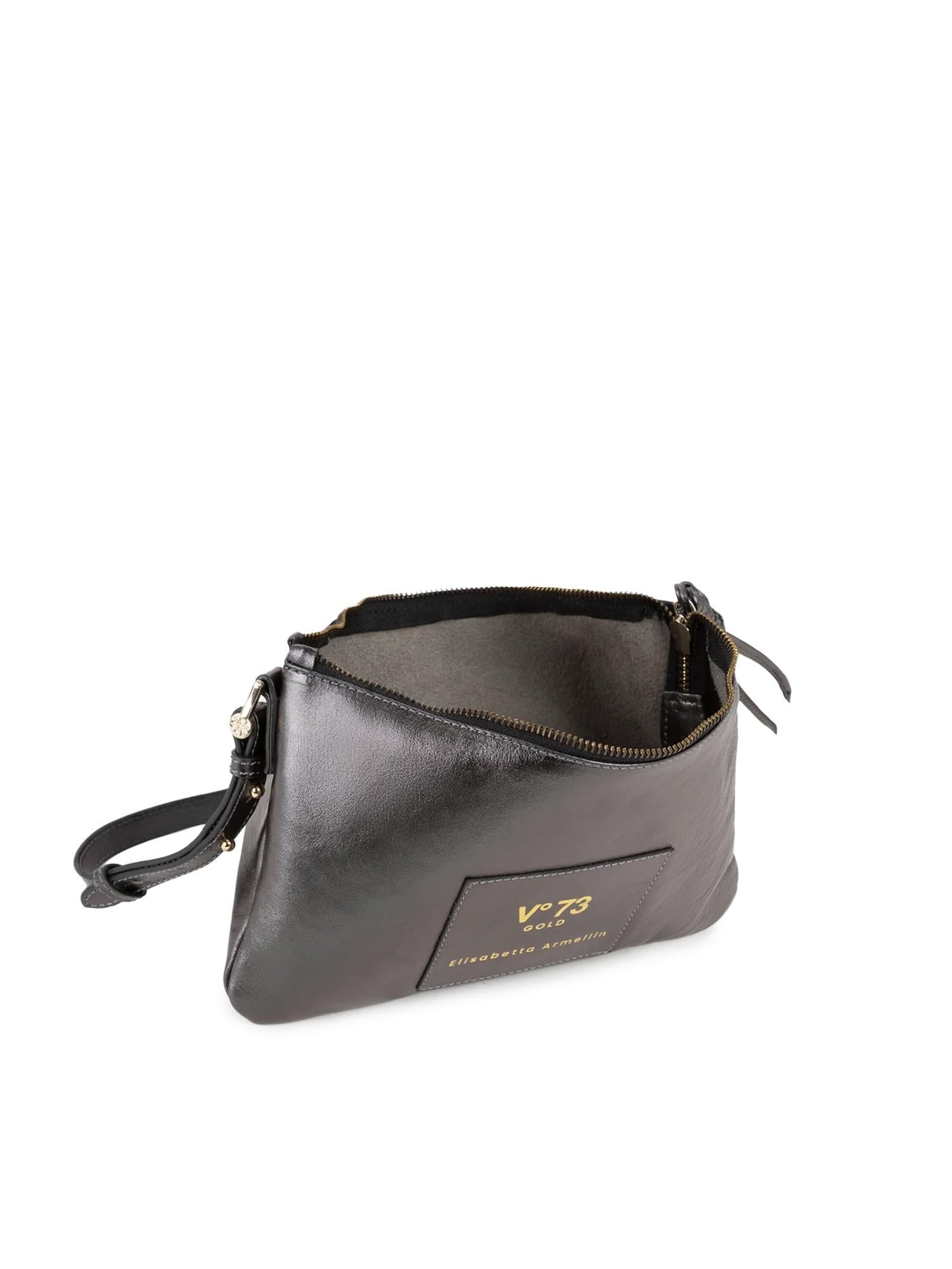 Borsa a tracolla in pelle con logo
