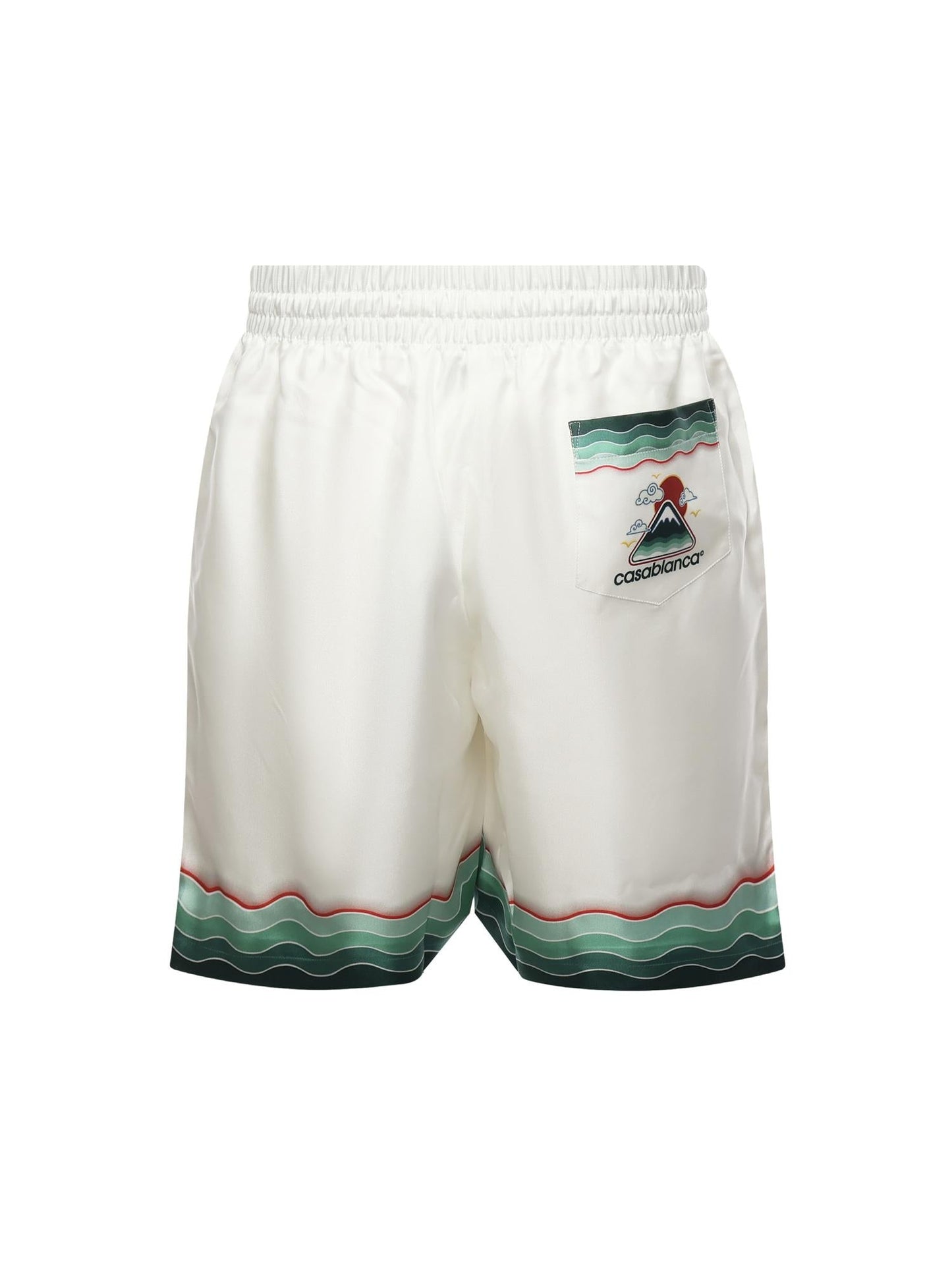 Pantaloncini in seta Montagne Ondulee