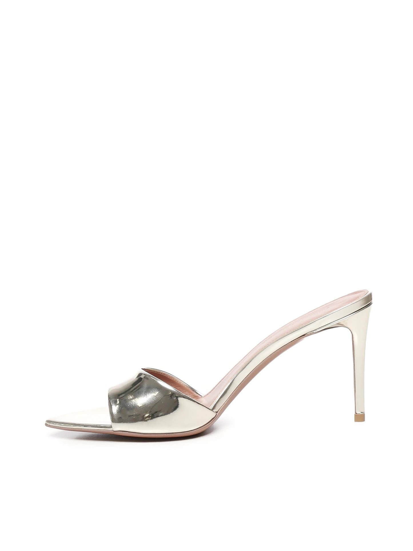 Mule Alixia in pelle specchiata