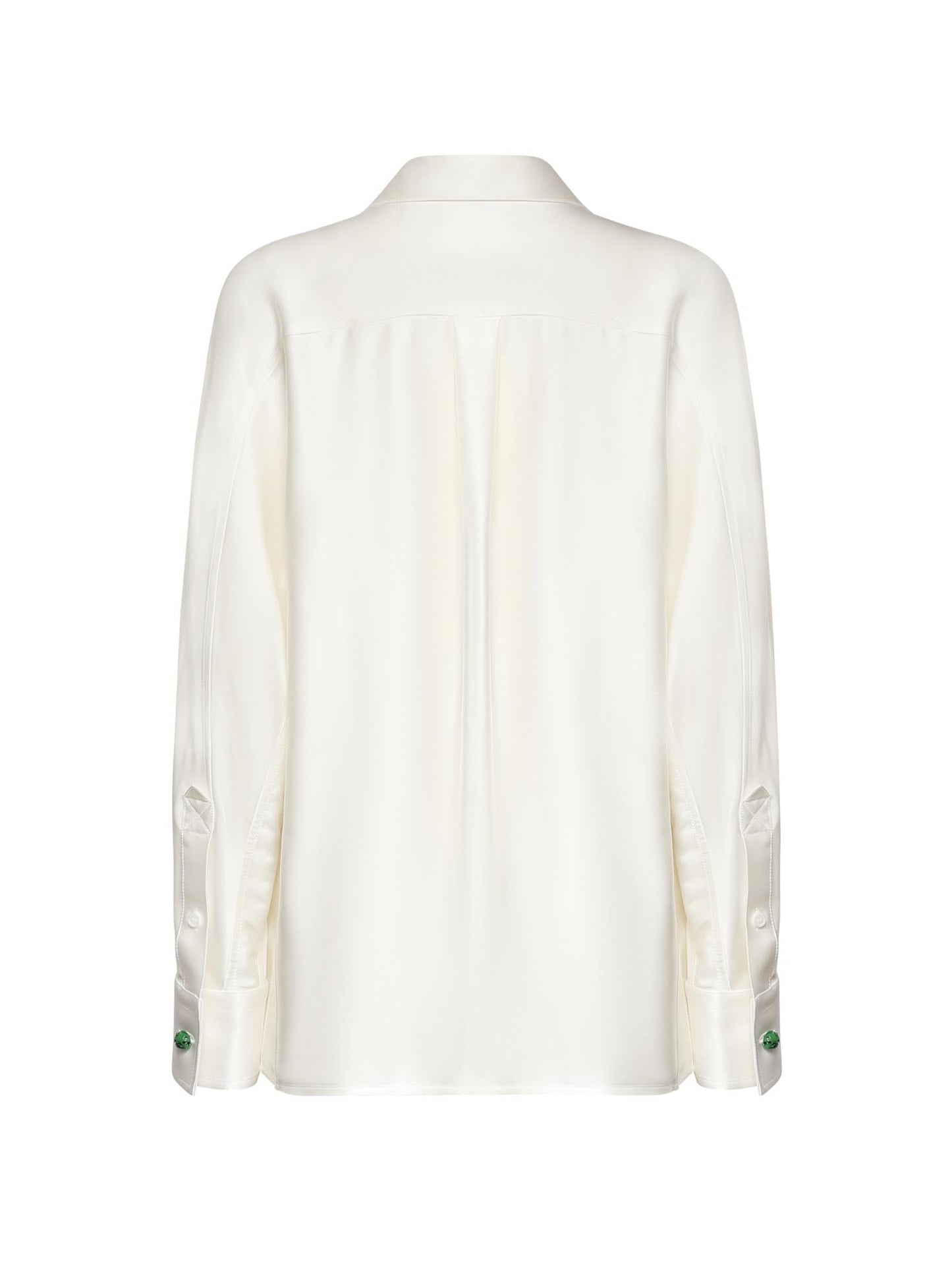 Camicia in satin di seta fluida