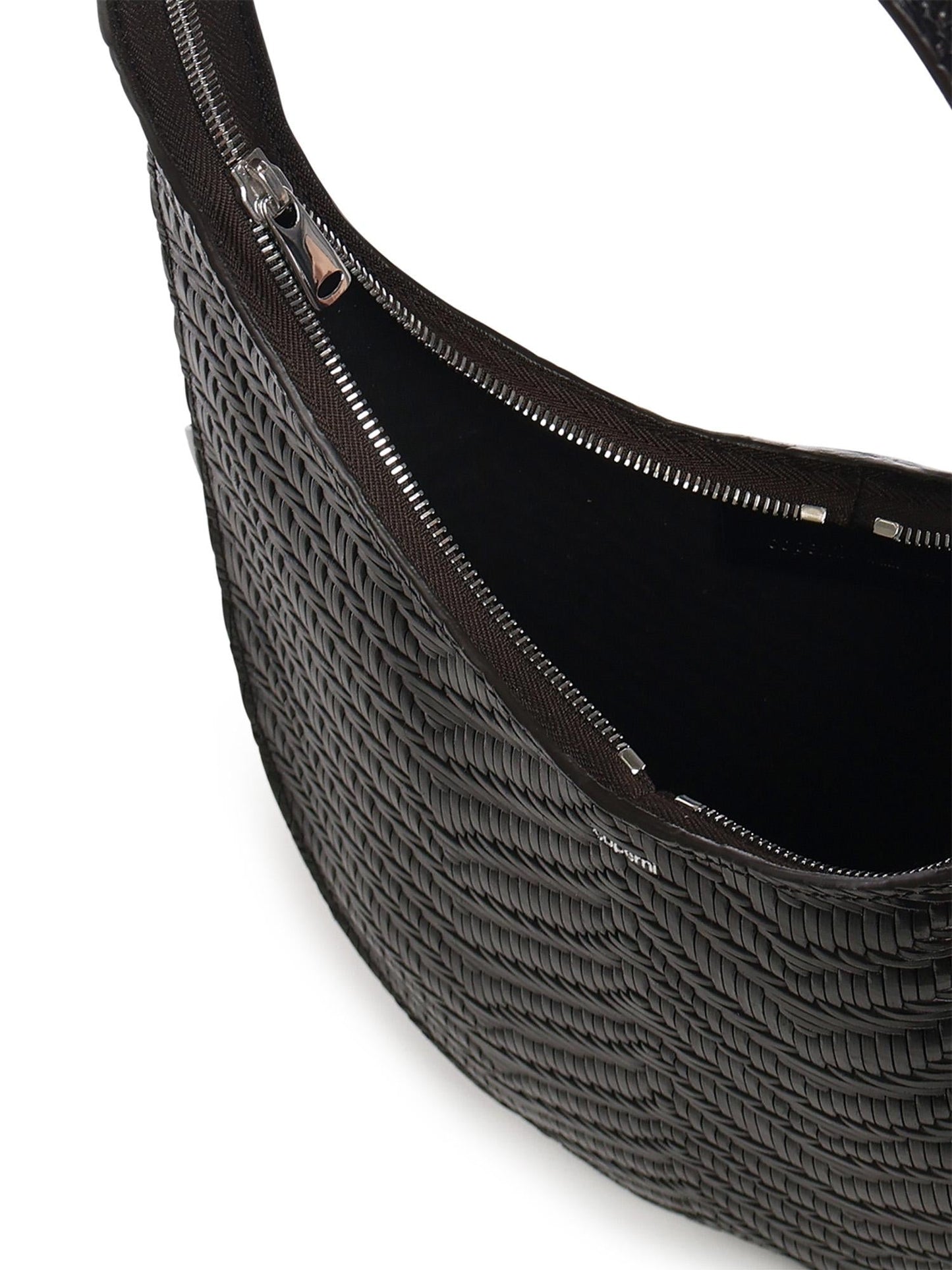 Borsa a spalla Soft Swipe media in pelle