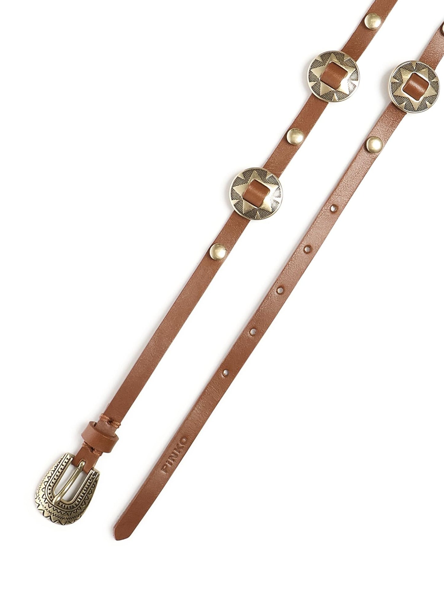 Cintura sottile in pelle