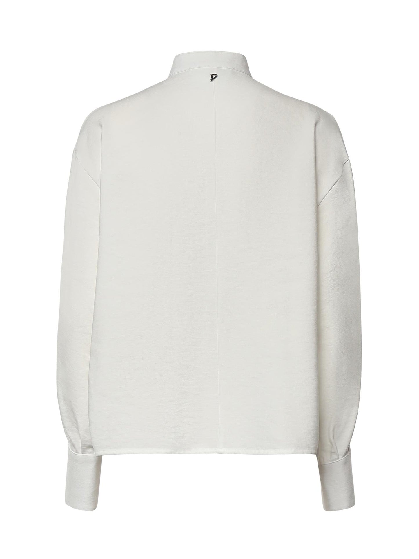 Camicia in gabardina di viscosa
