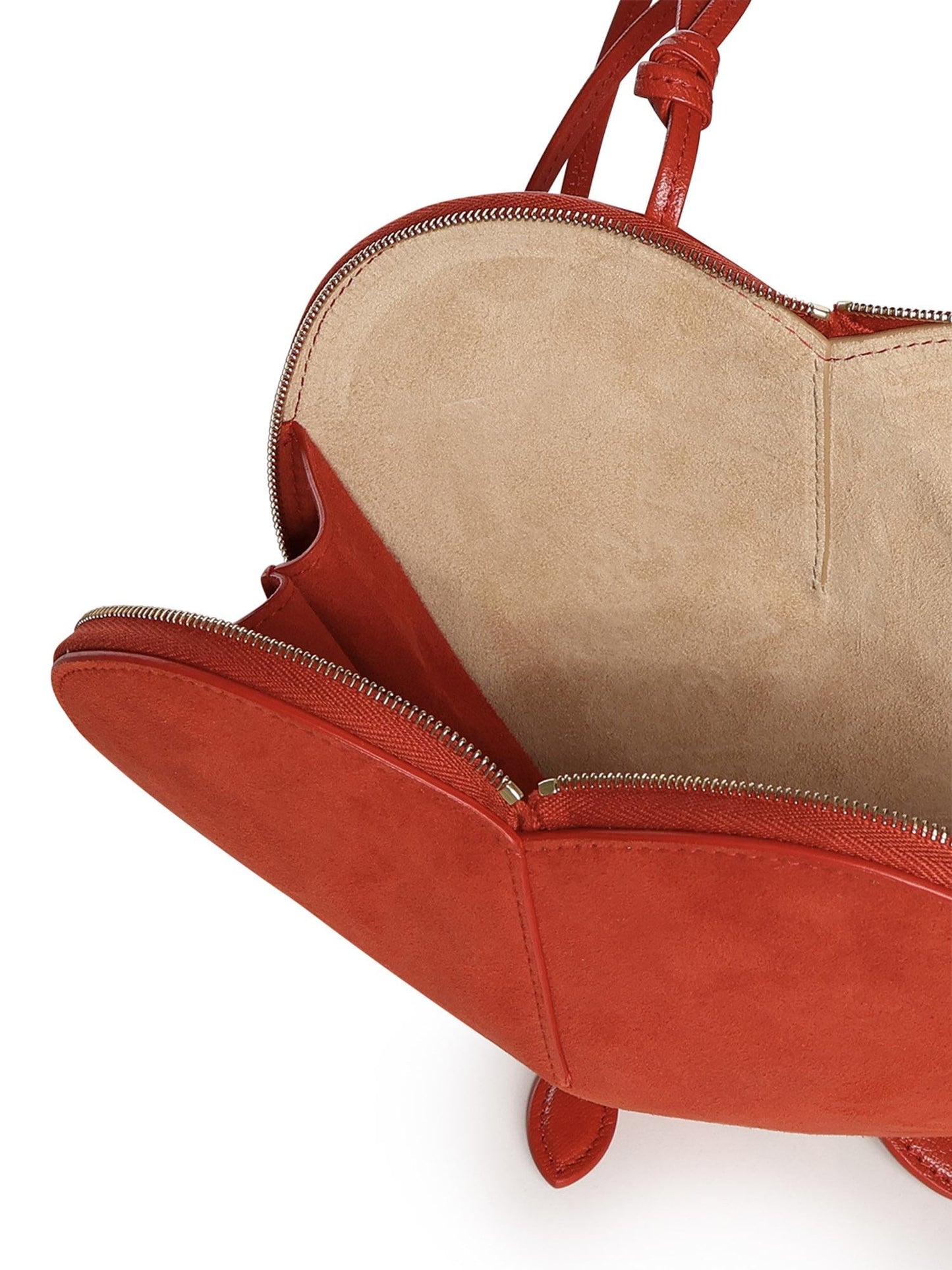 Borsa a tracolla Le Cœur in pelle e suede
